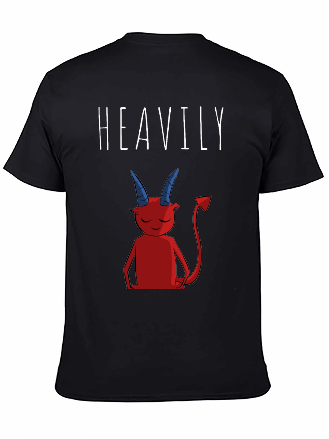 Heavily Devilish Graphic T-Shirt - Black