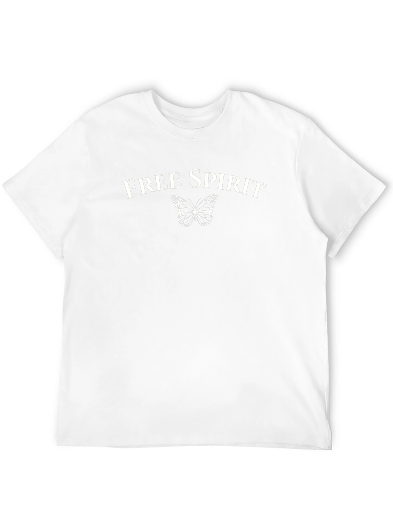 Free Spirit Butterfly Graphic Tee - Black