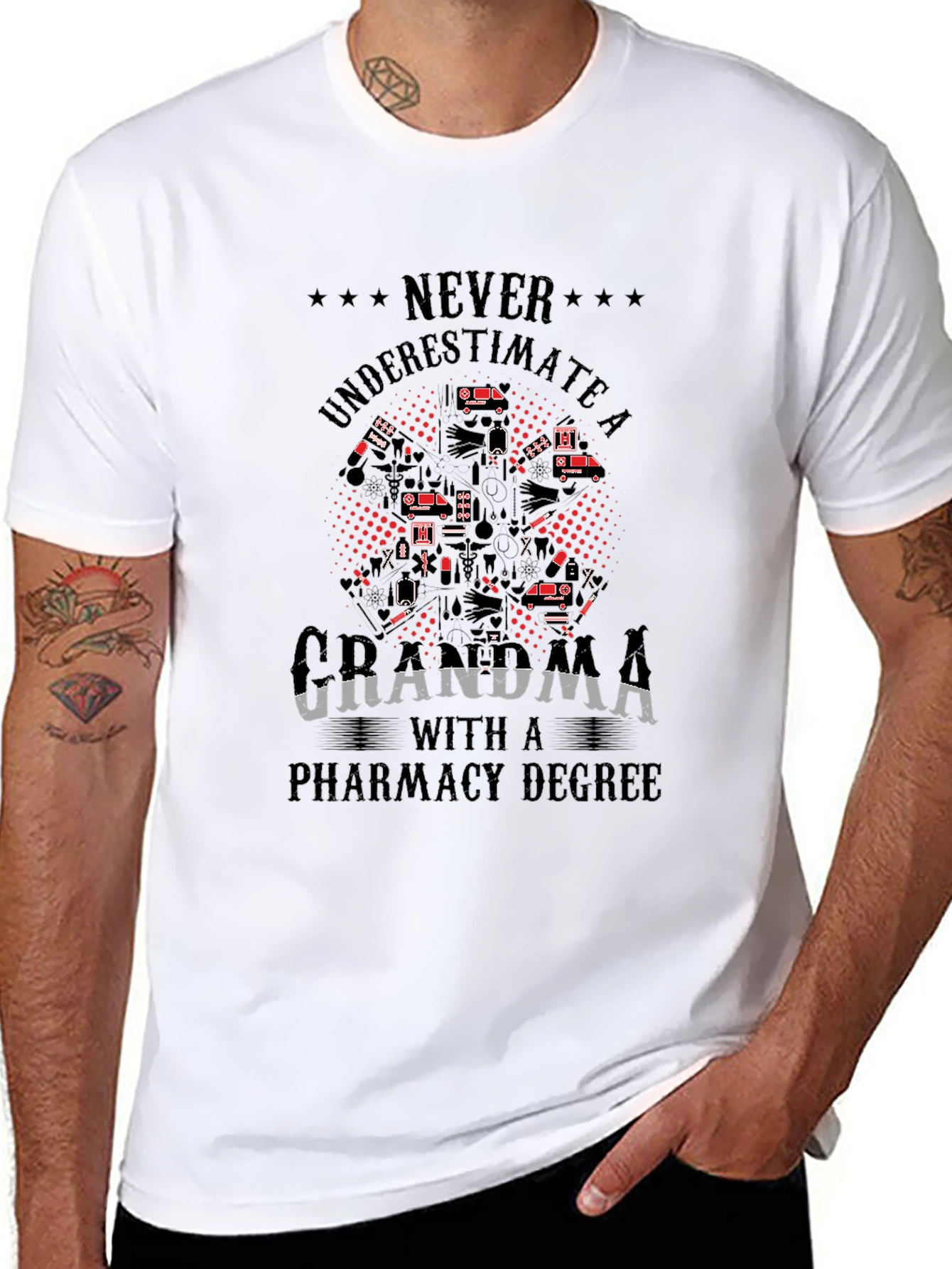 Grandma Pharmacy Degree T-Shirt
