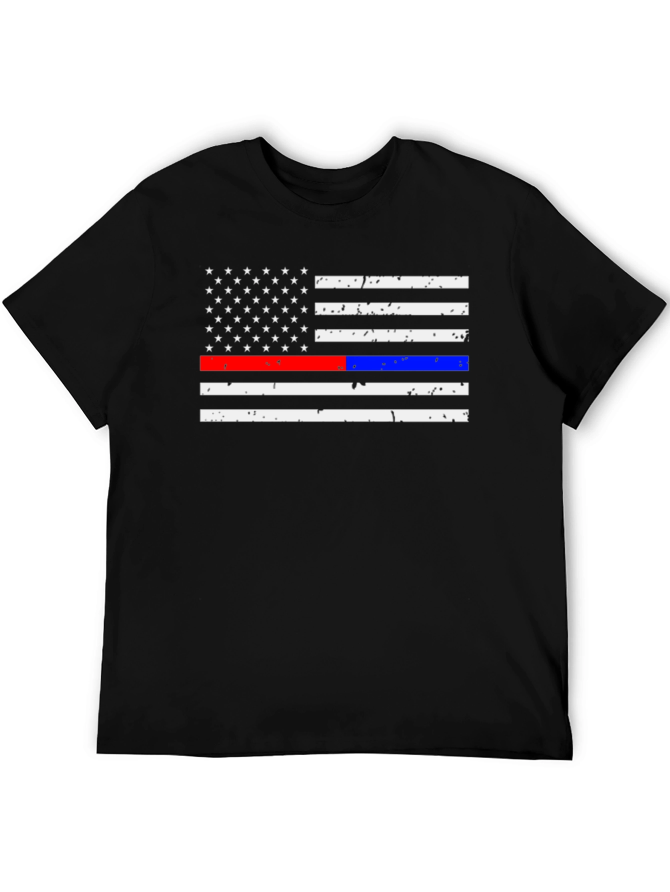 American Flag Thin Line T-Shirt