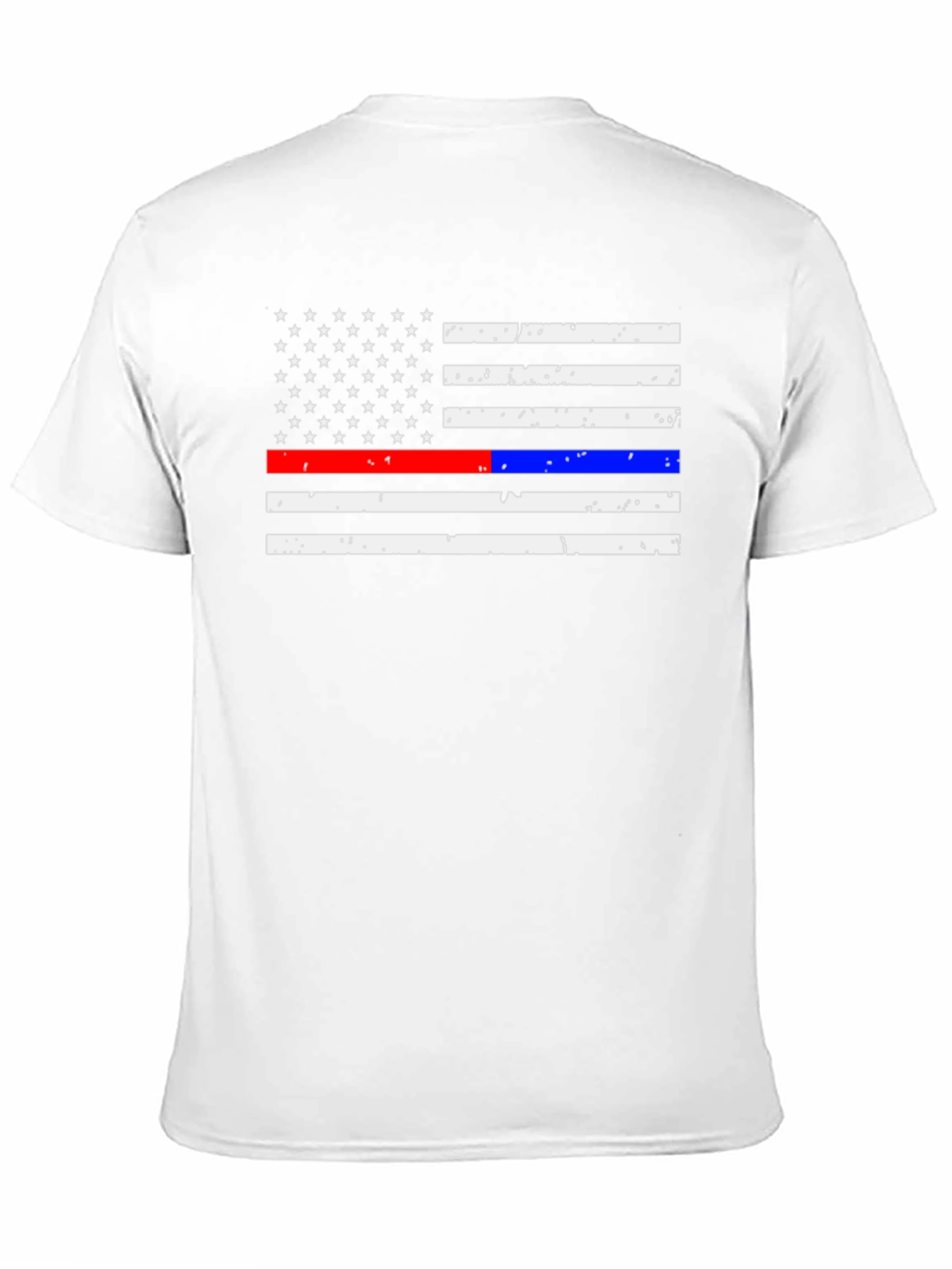 American Flag Thin Line T-Shirt