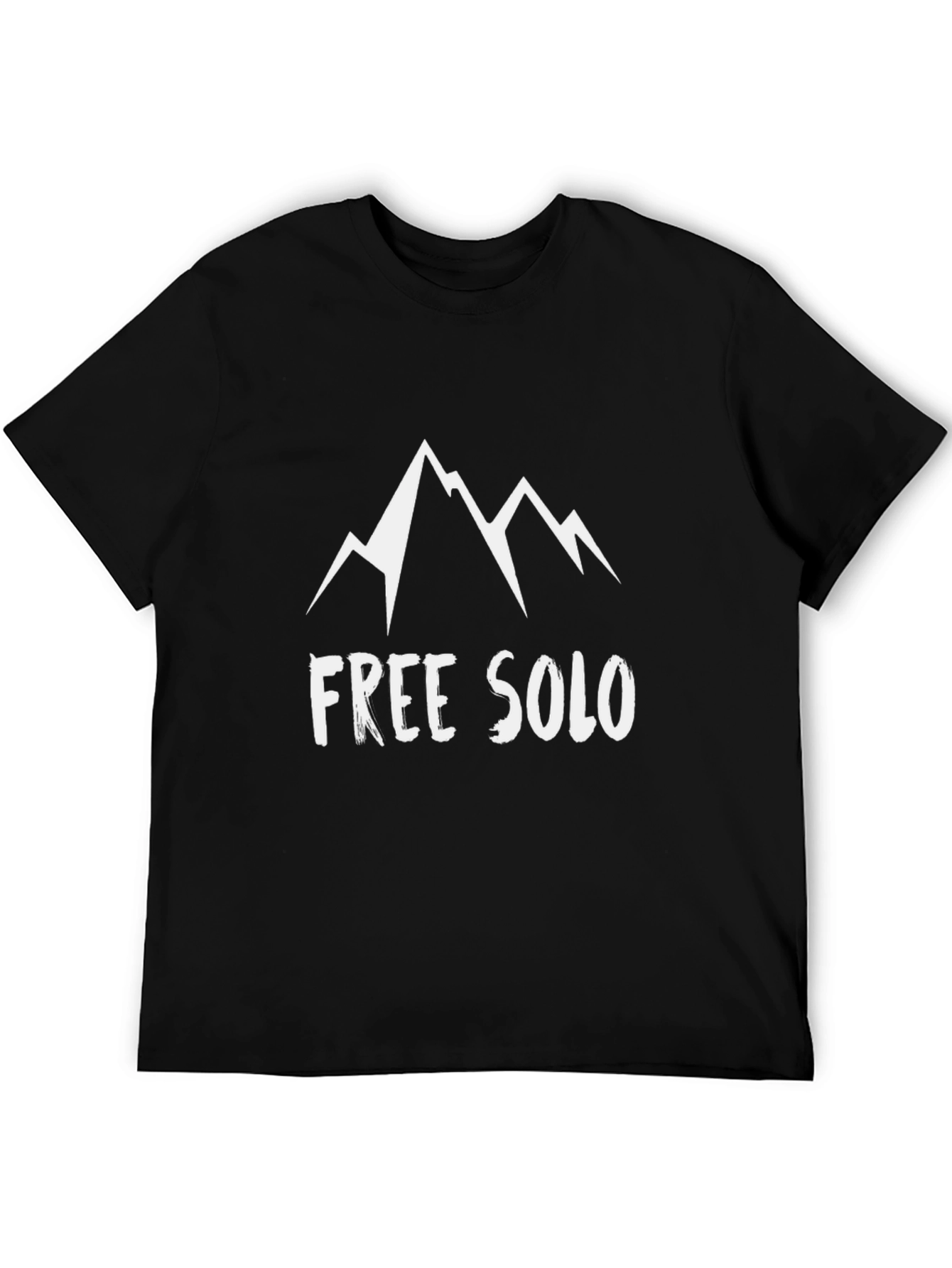 Free Solo Mountain Graphic Tee - Black