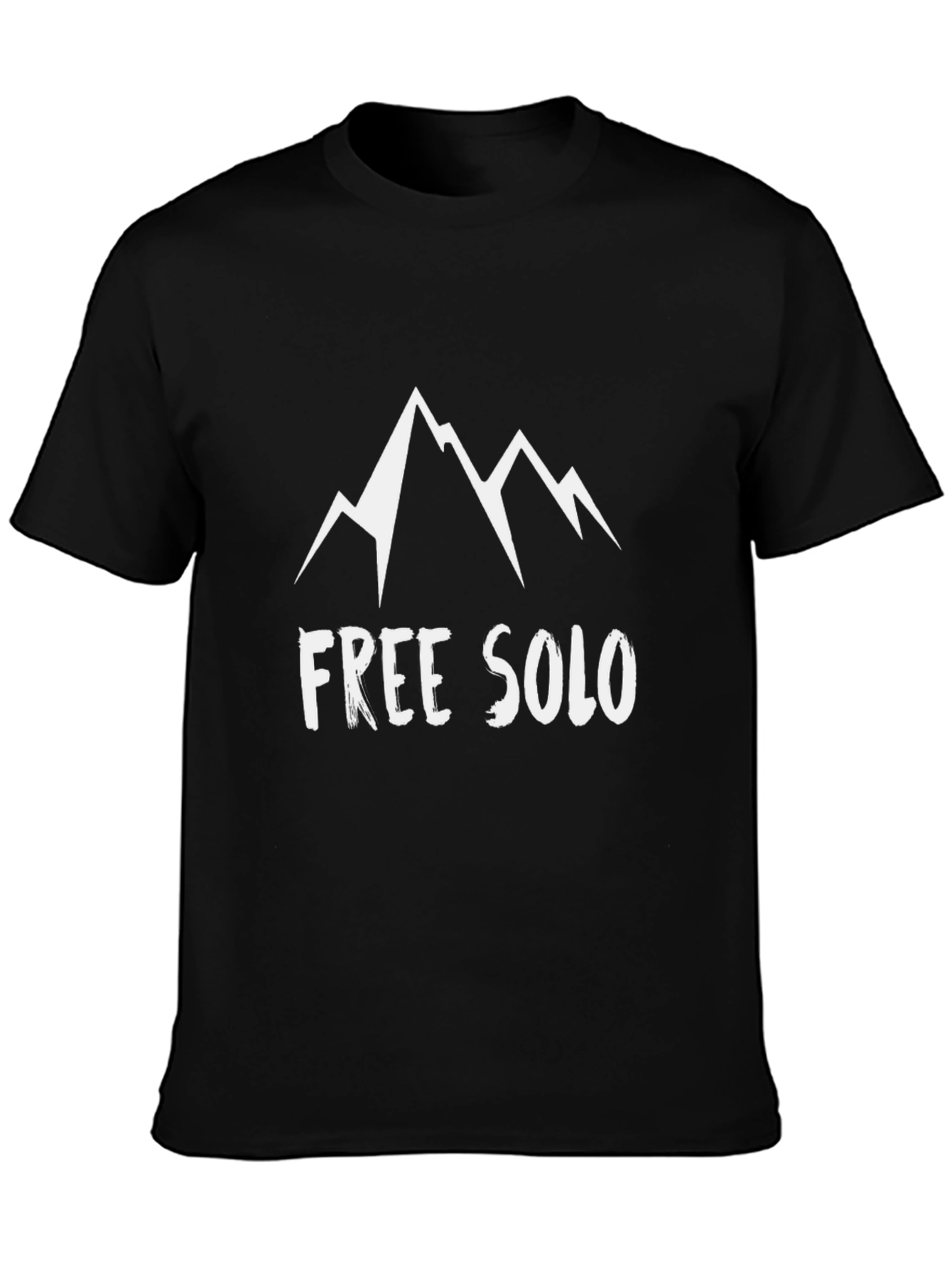 Free Solo Mountain Graphic Tee - Black