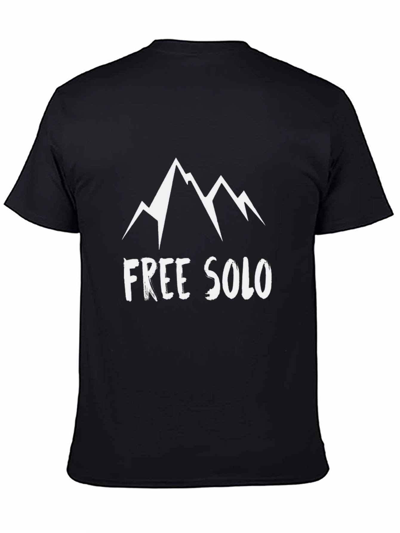 Free Solo Mountain Graphic Tee - Black