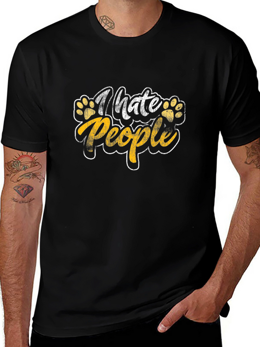 I Hate People T-Shirt - Novelty Graphic Tee