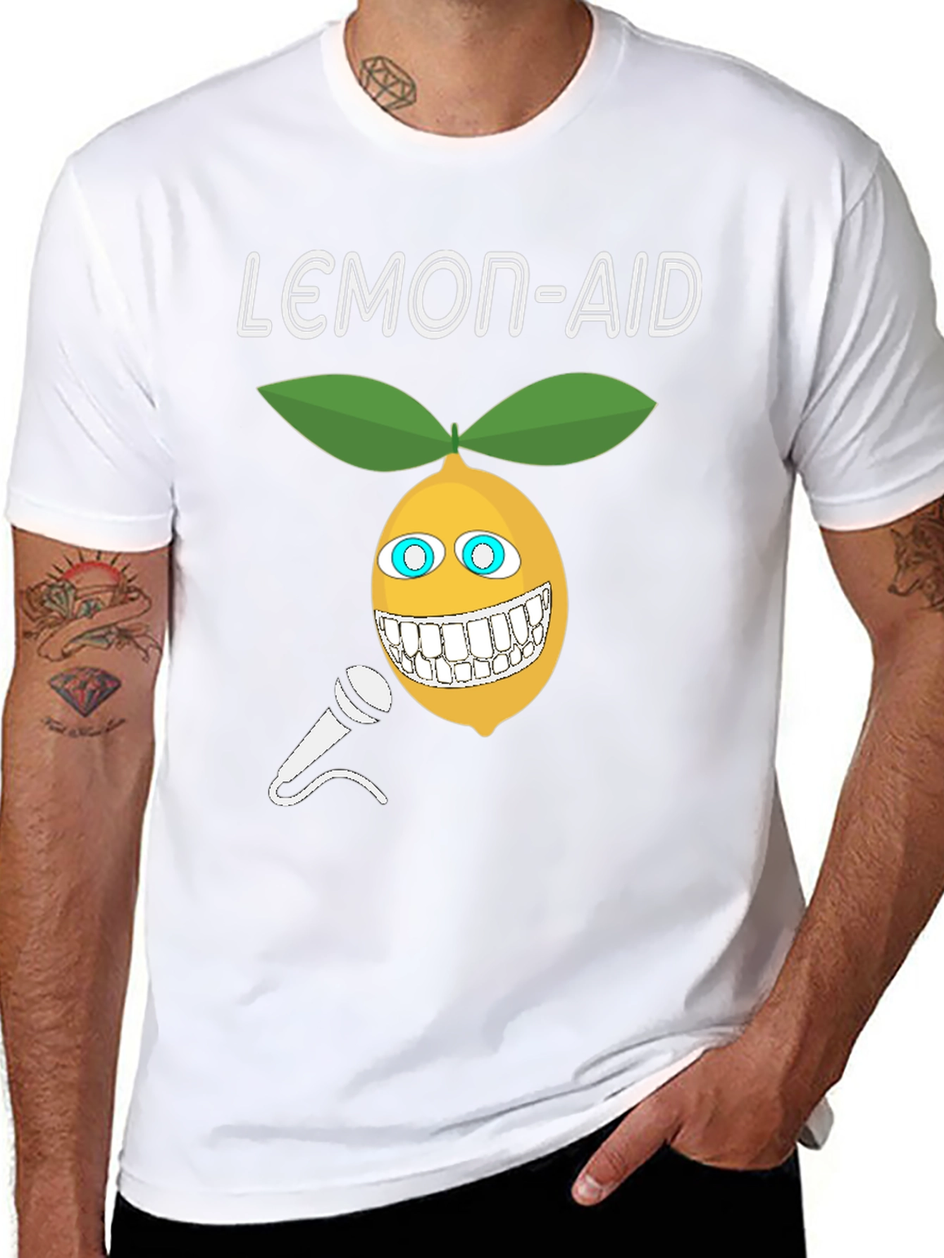 Lemon-Aid Graphic T-Shirt - Funny Lemon Design