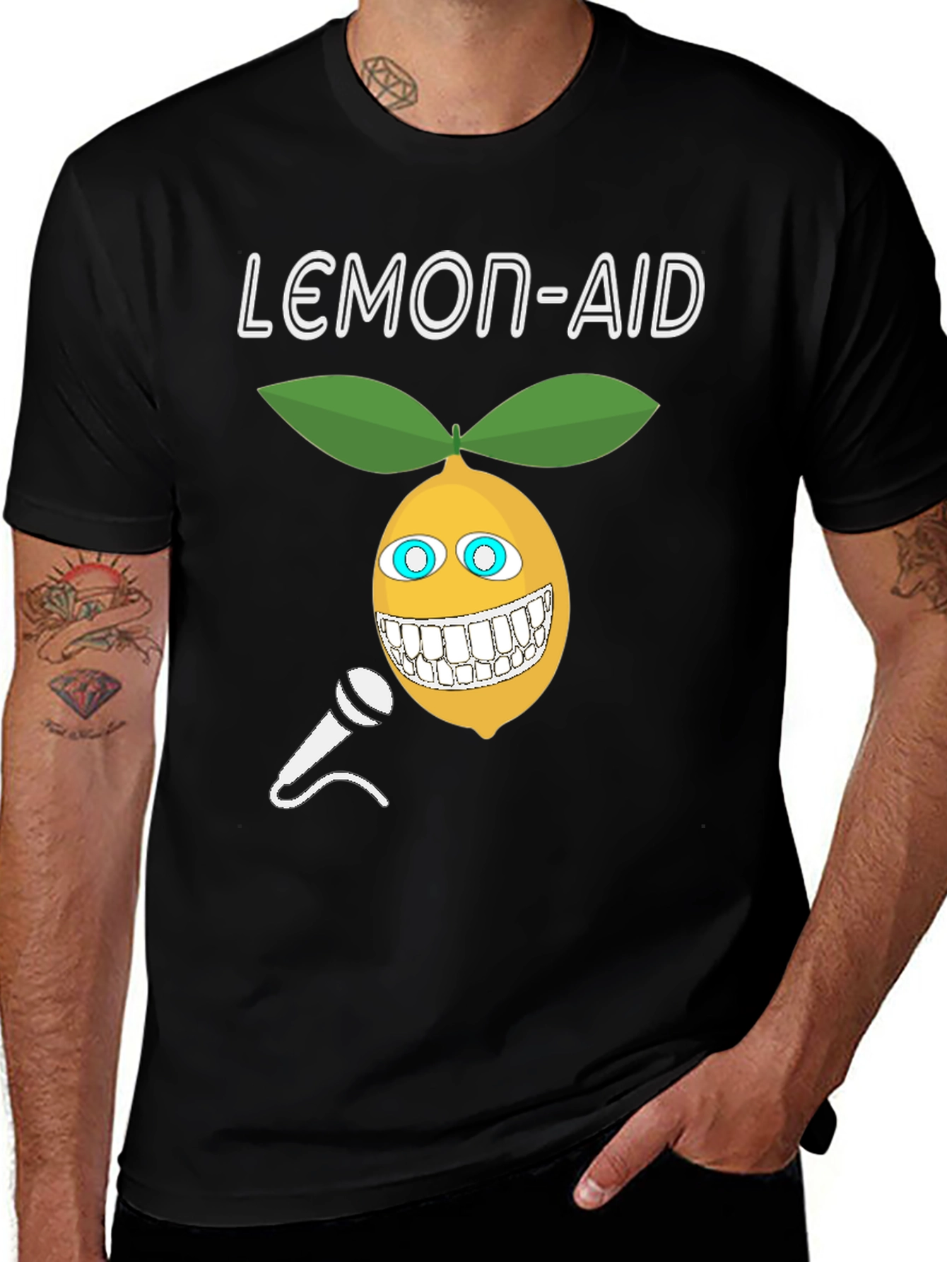 Lemon-Aid Graphic T-Shirt - Funny Lemon Design