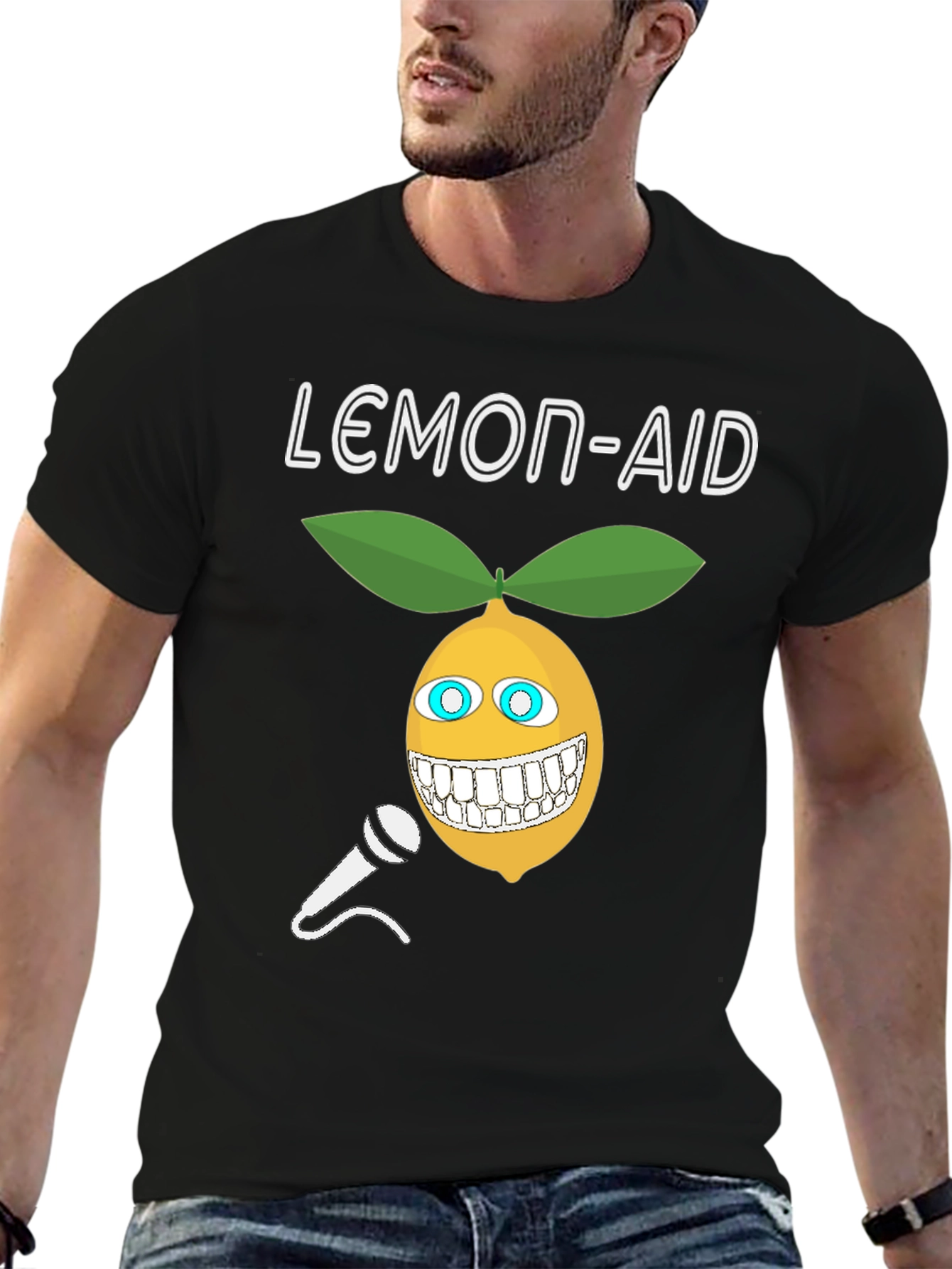 Lemon-Aid Graphic T-Shirt - Funny Lemon Design