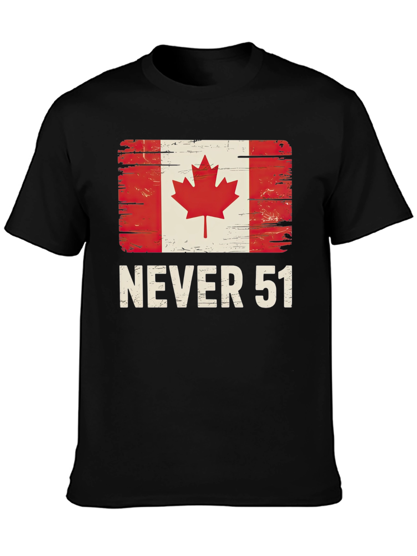 Never 51 Canada Flag T-Shirt