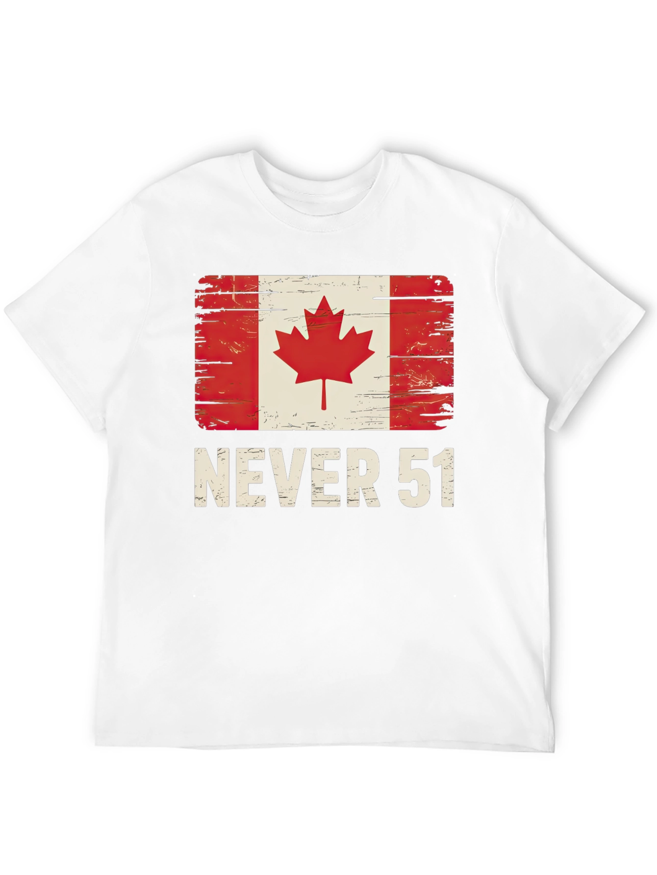 Never 51 Canada Flag T-Shirt