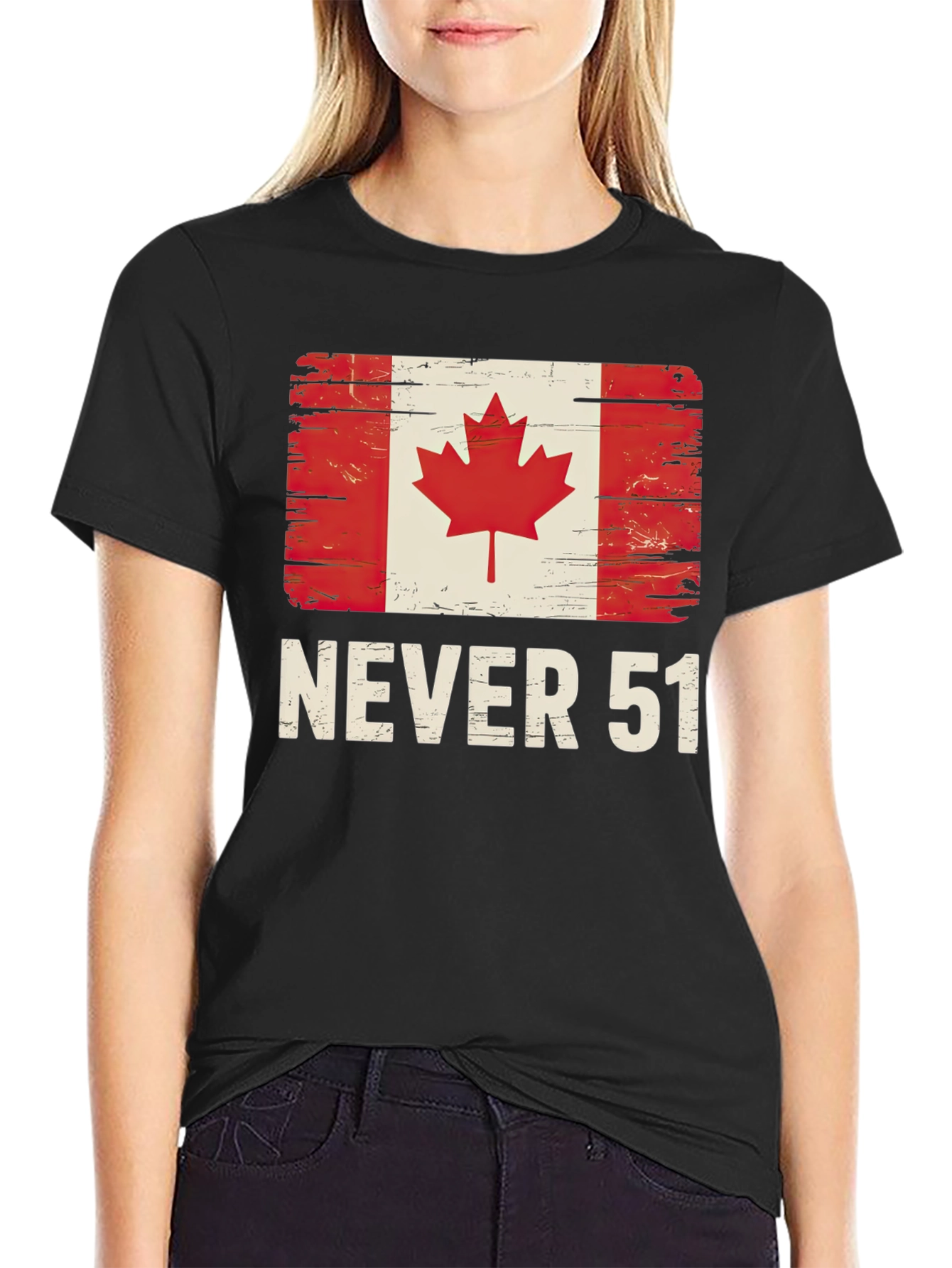 Never 51 Canada Flag T-Shirt