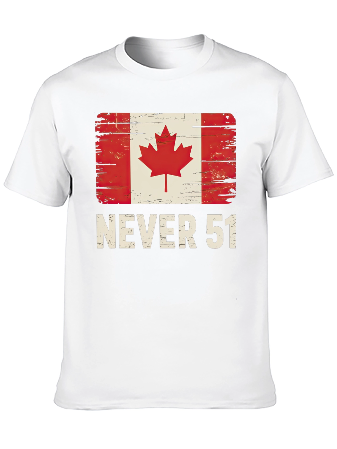 Never 51 Canada Flag T-Shirt