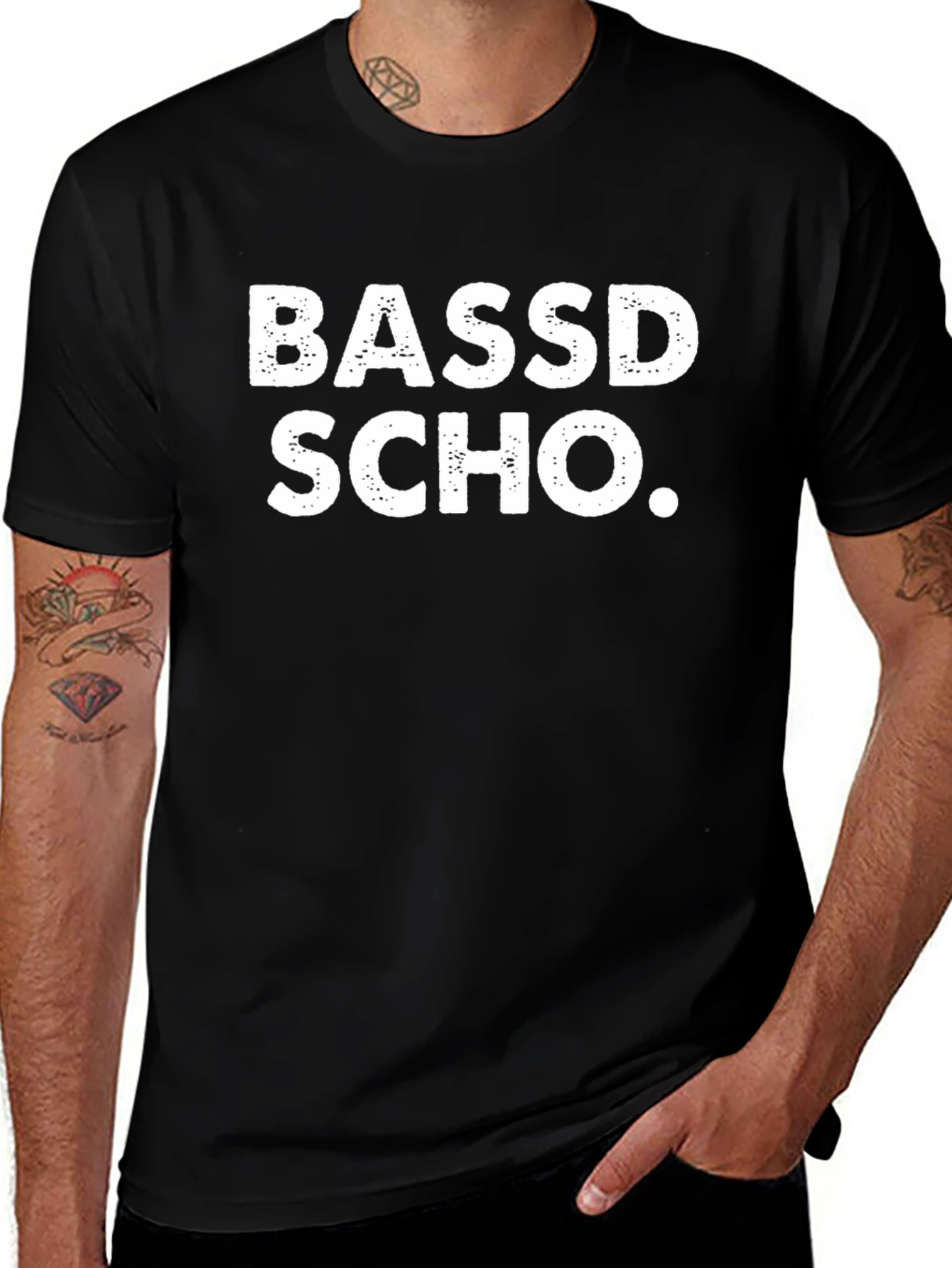 BASSD SCHO. T-Shirt - Black