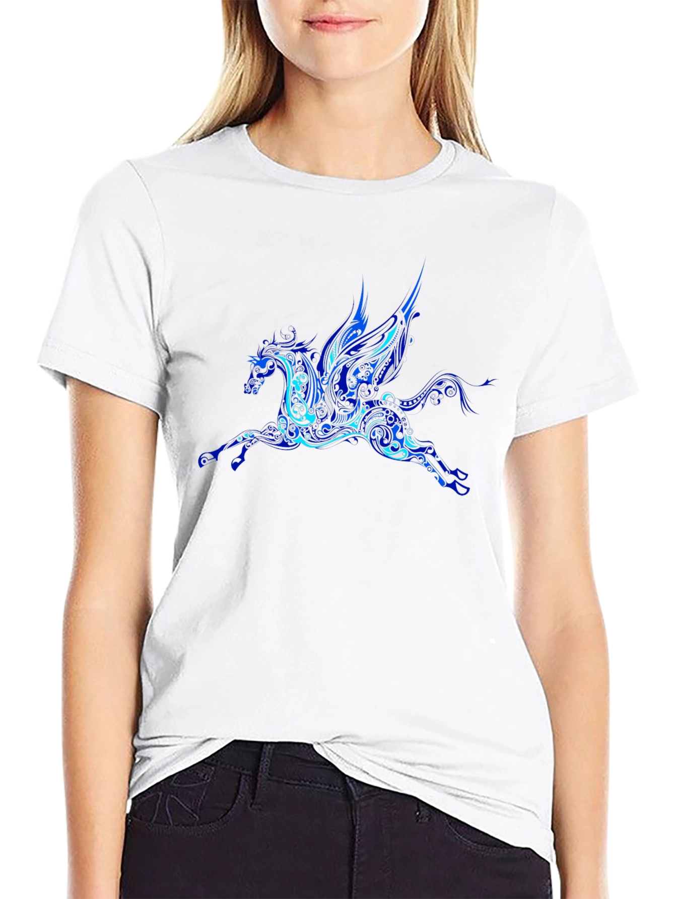 Pegasus Graphic T-Shirt - Black