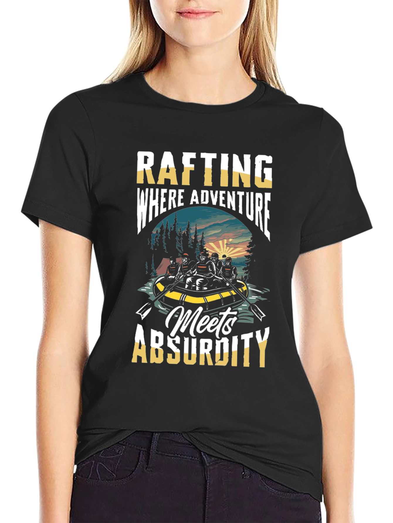 Rafting Adventure T-Shirt: Where Absurdity Meets Fun!