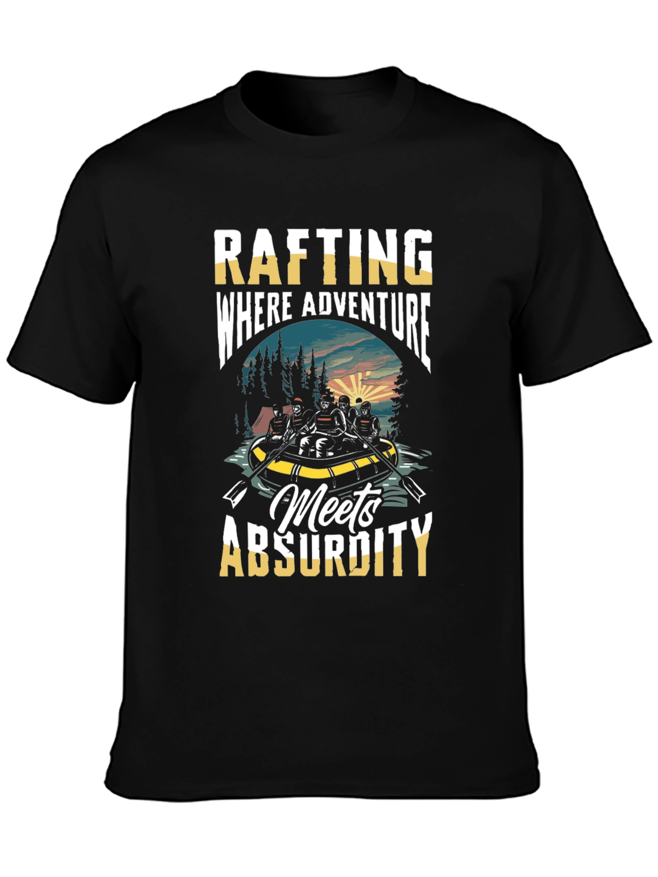 Rafting Adventure T-Shirt: Where Absurdity Meets Fun!