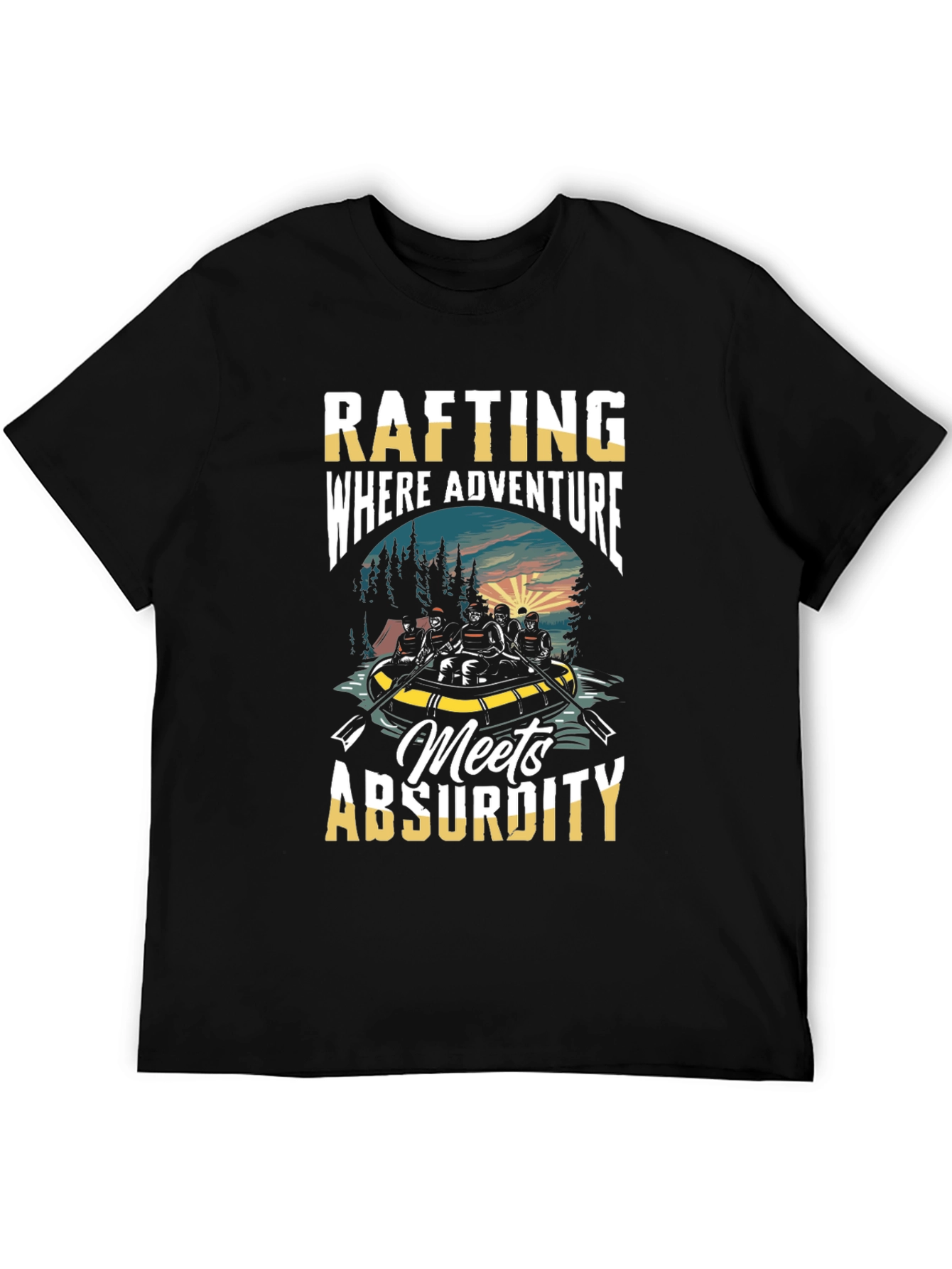 Rafting Adventure T-Shirt: Where Absurdity Meets Fun!