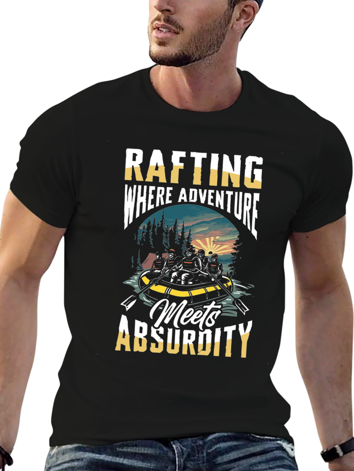 Rafting Adventure T-Shirt: Where Absurdity Meets Fun!