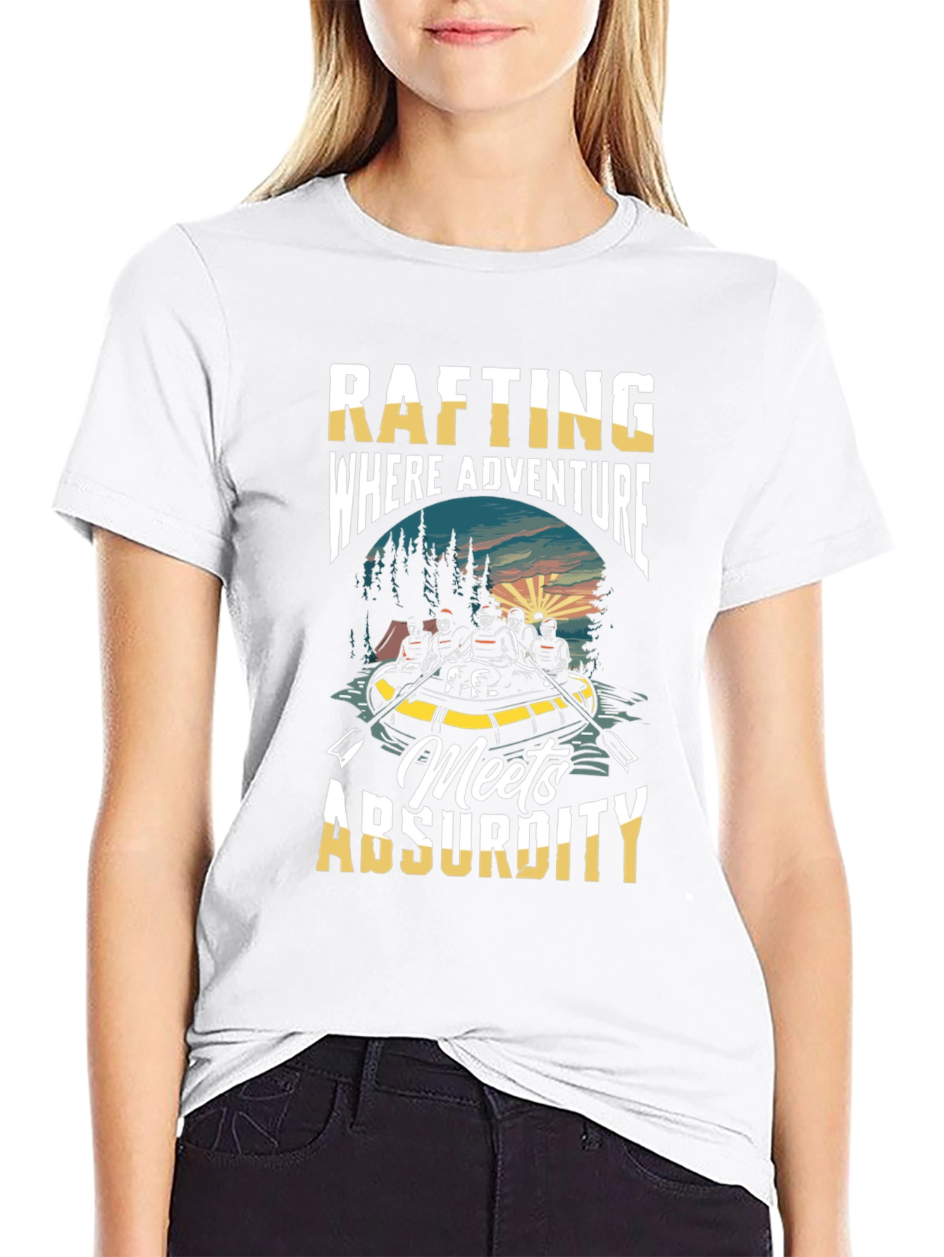 Rafting Adventure T-Shirt: Where Absurdity Meets Fun!