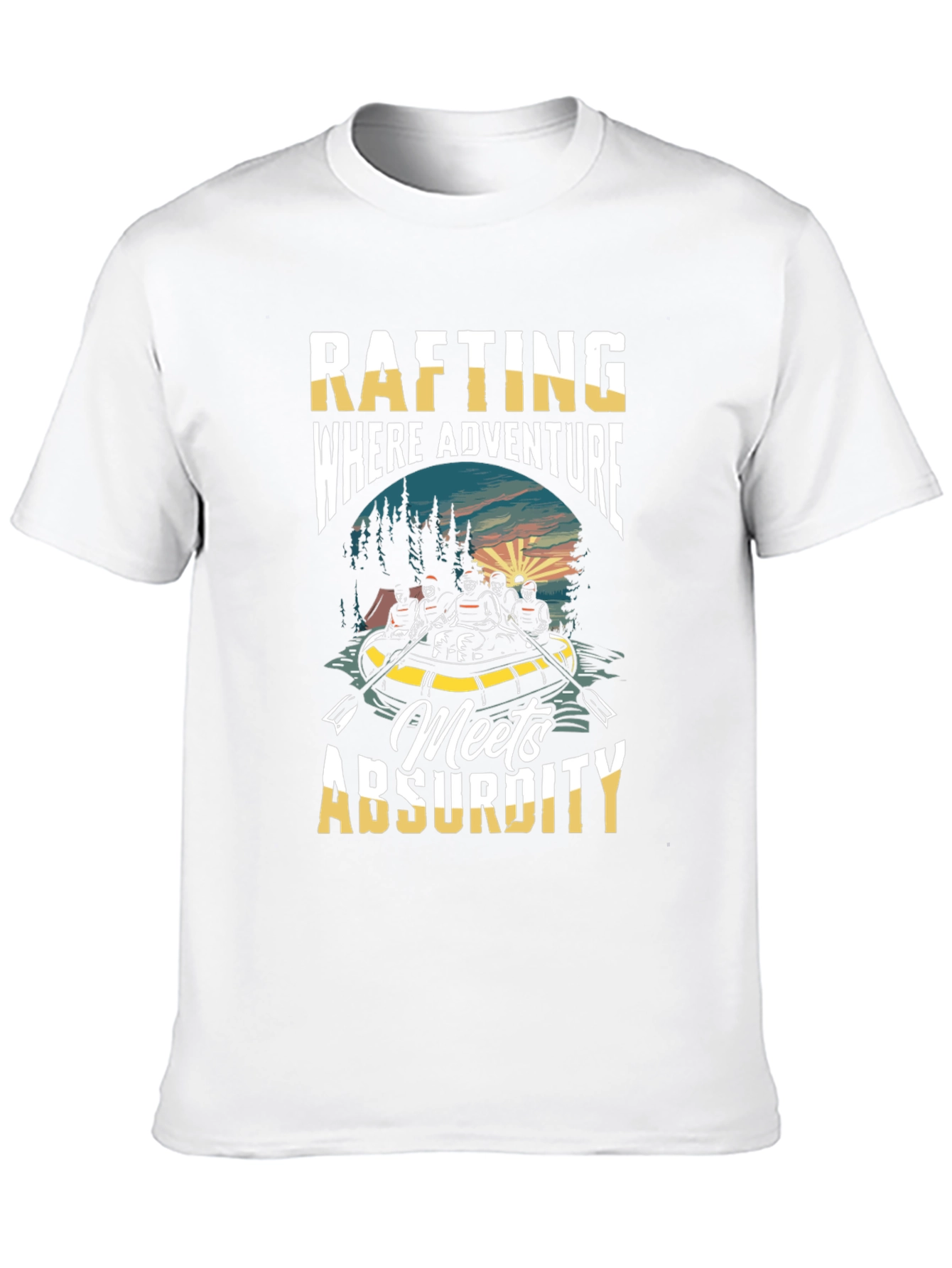 Rafting Adventure T-Shirt: Where Absurdity Meets Fun!