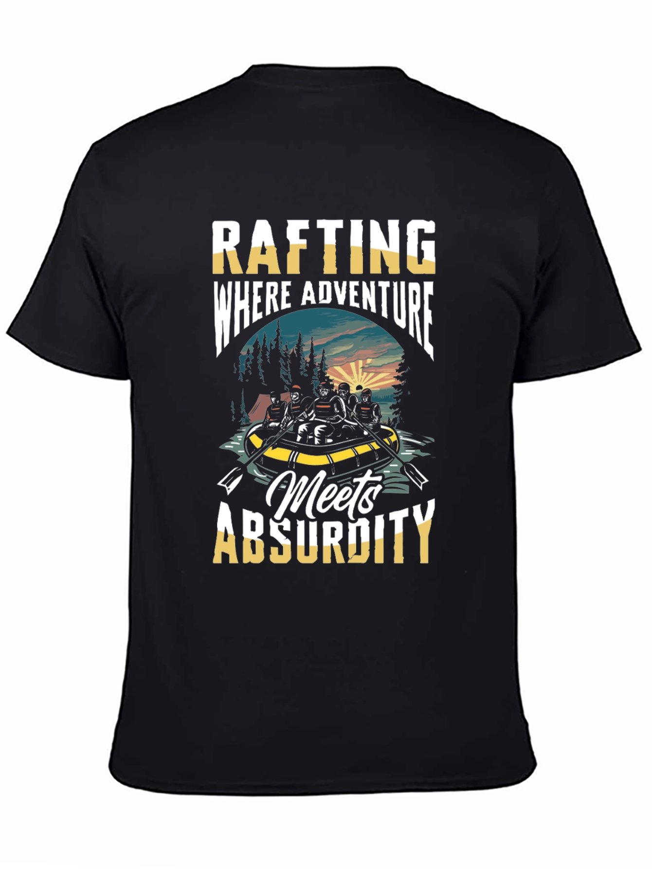 Rafting Adventure T-Shirt: Where Absurdity Meets Fun!