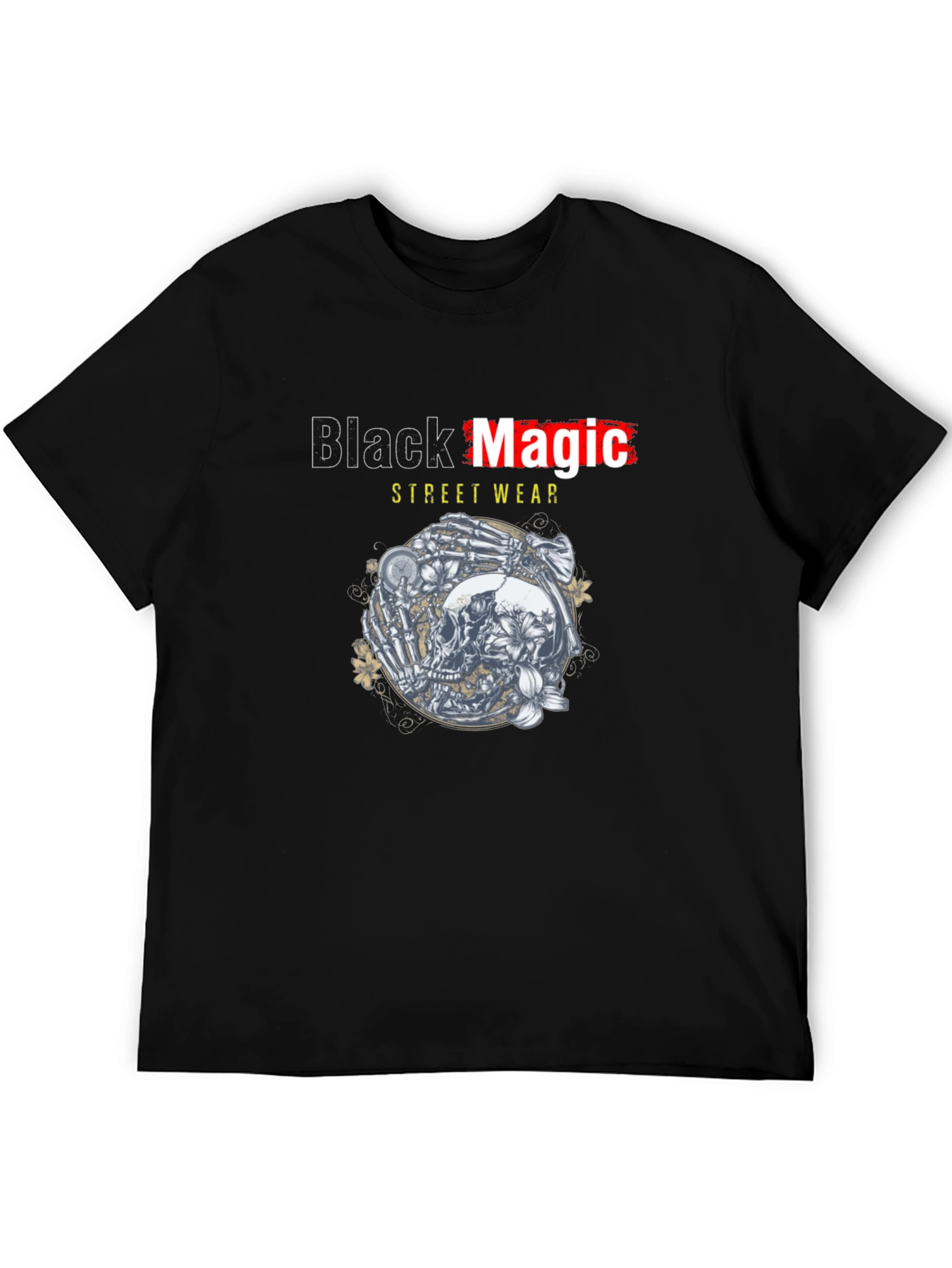Black Magic Streetwear Graphic T-Shirt