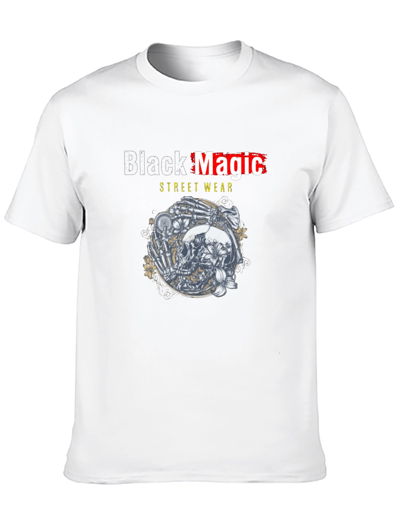 Black Magic Streetwear Graphic T-Shirt