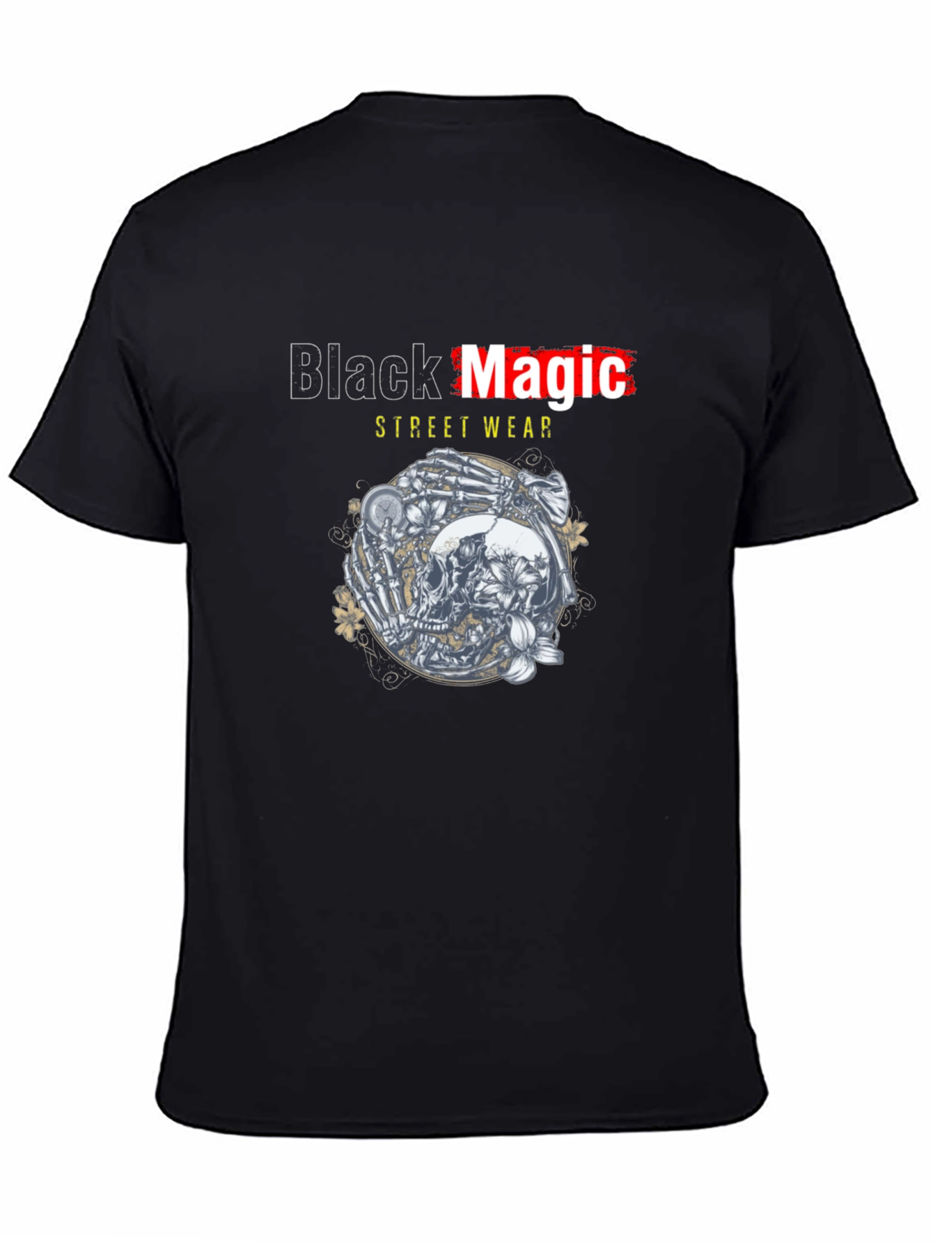 Black Magic Streetwear Graphic T-Shirt