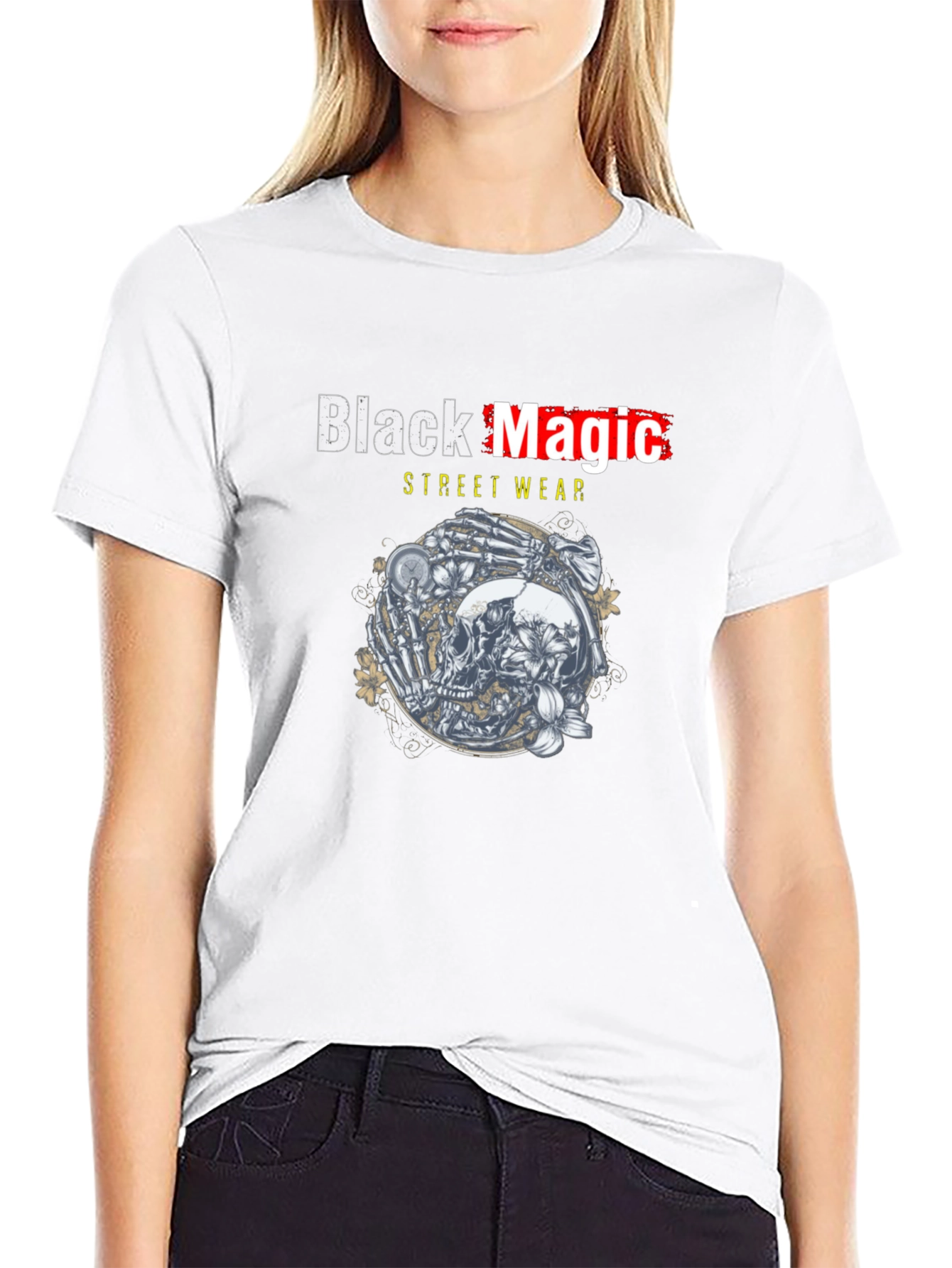Black Magic Streetwear Graphic T-Shirt