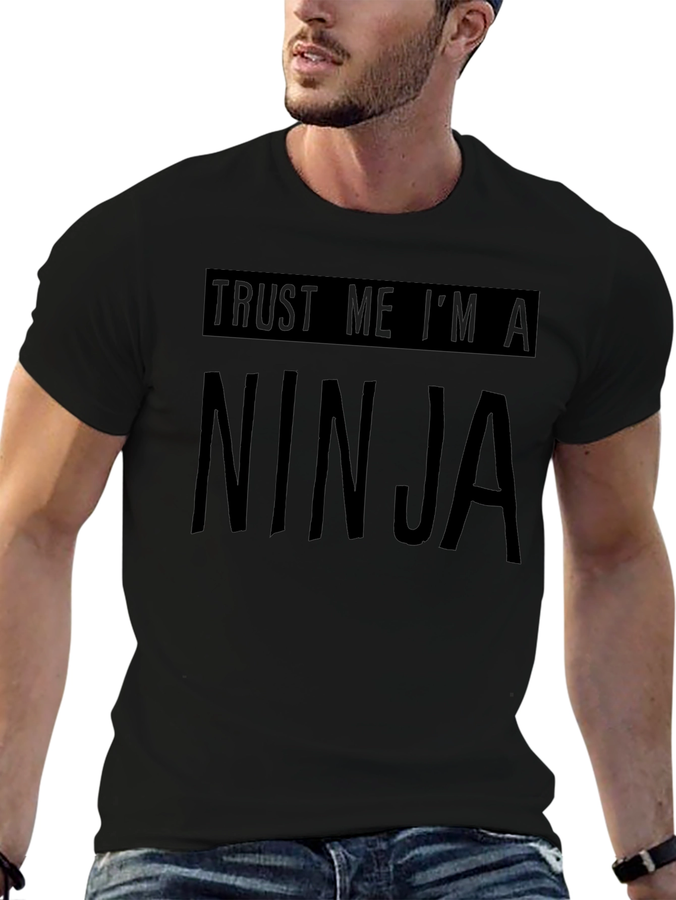 Trust Me Im a Ninja Black T-Shirt