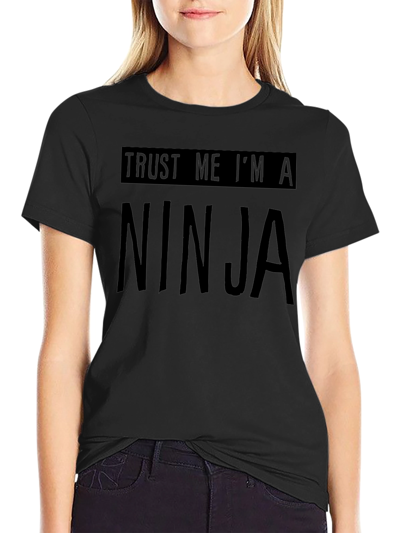 Trust Me Im a Ninja Black T-Shirt