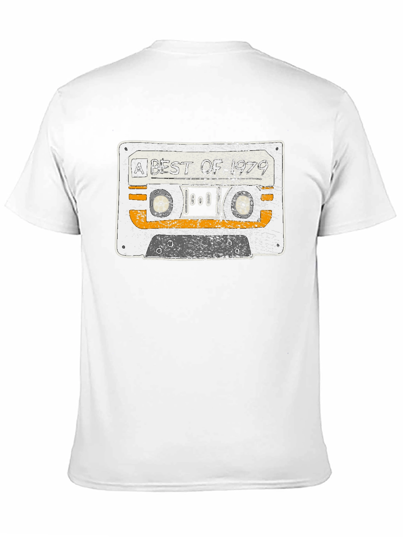 Retro Cassette Tape Graphic T-Shirt - Black