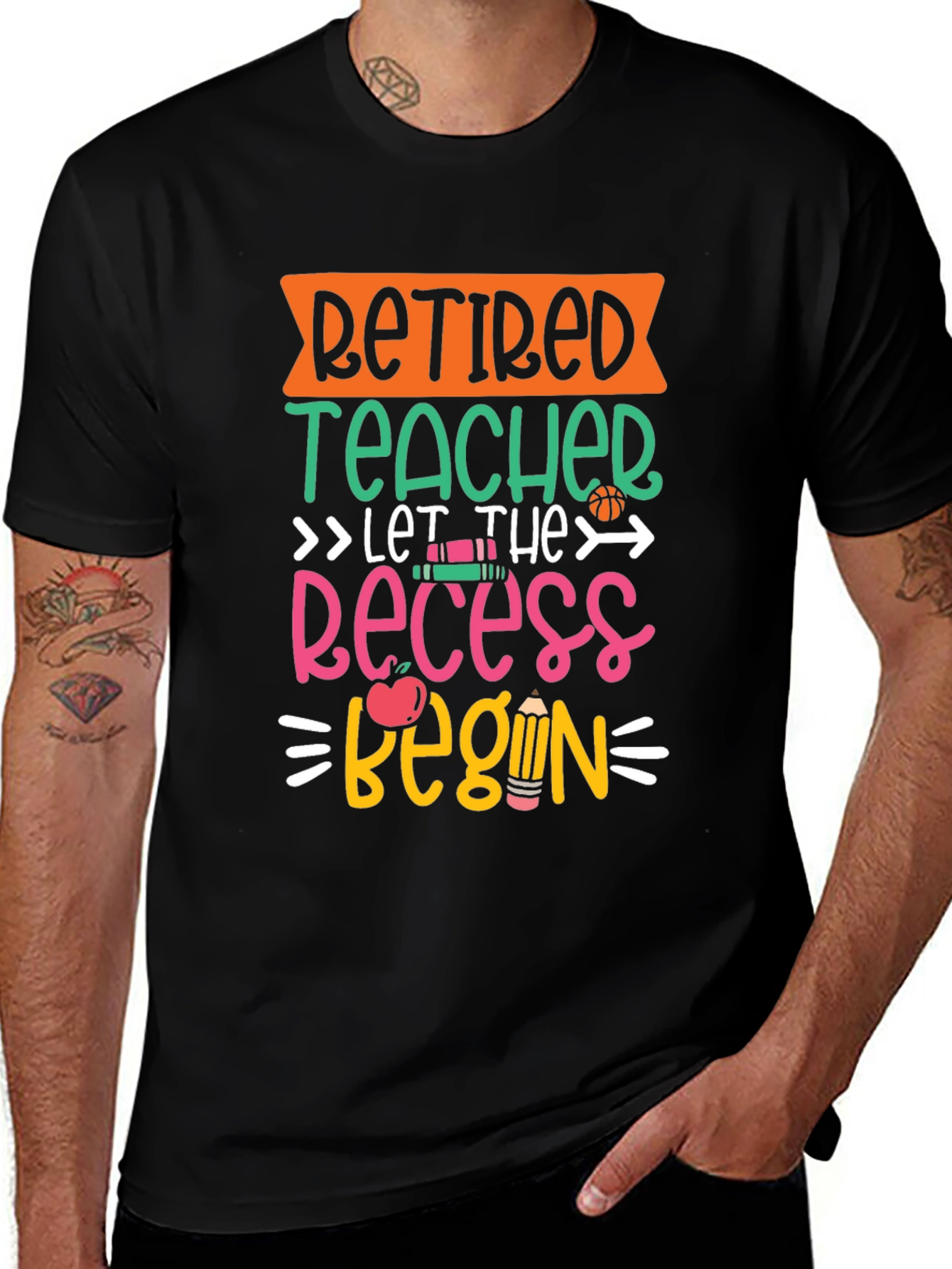 Retired Teacher Recess T-Shirt