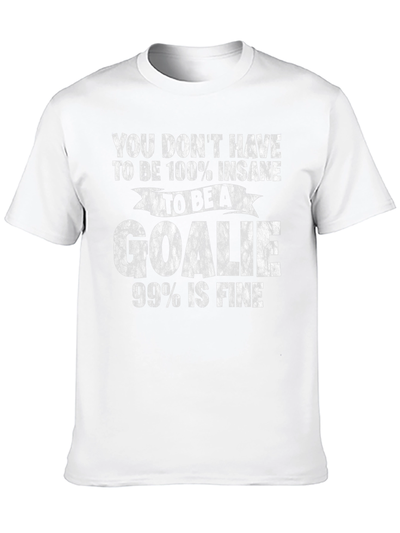 Insane Goalie T-Shirt - Funny Hockey Tee