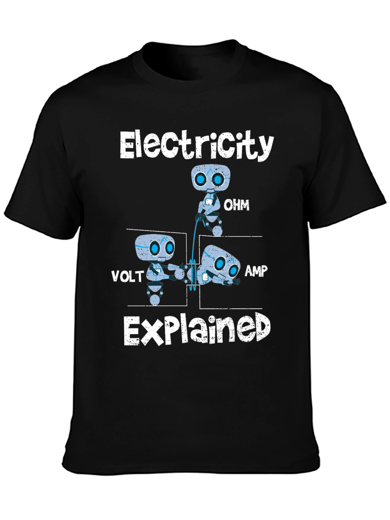 Electricity Explained Funny Science T-Shirt