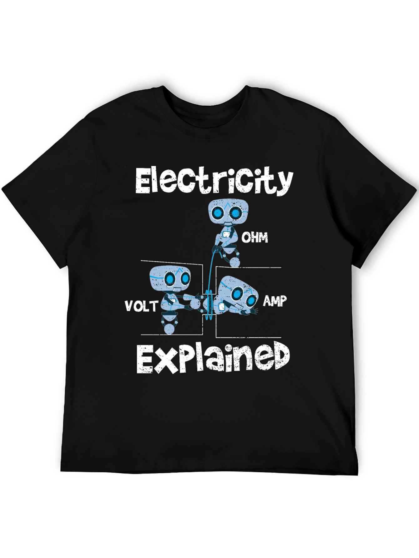 Electricity Explained Funny Science T-Shirt