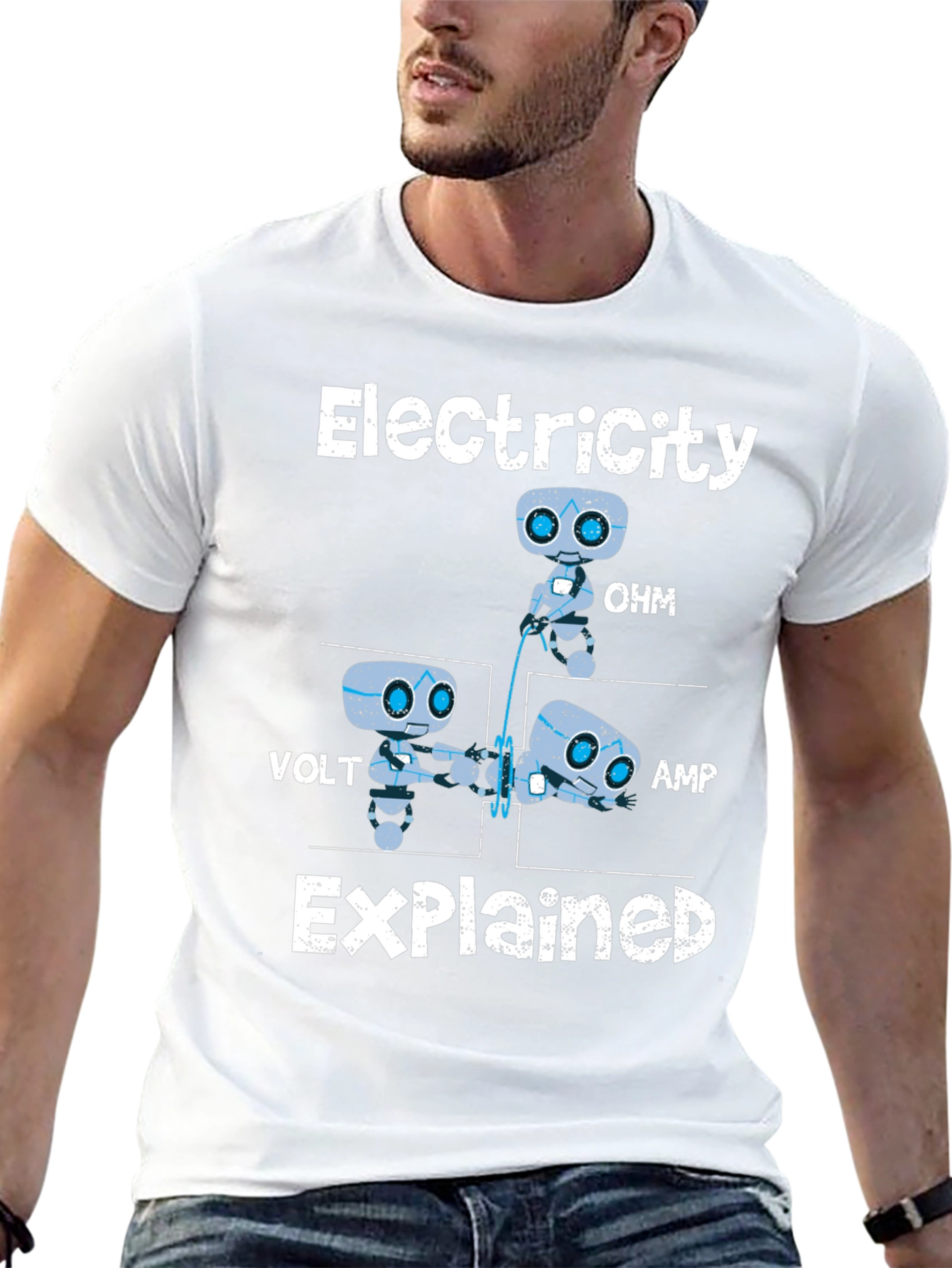 Electricity Explained Funny Science T-Shirt
