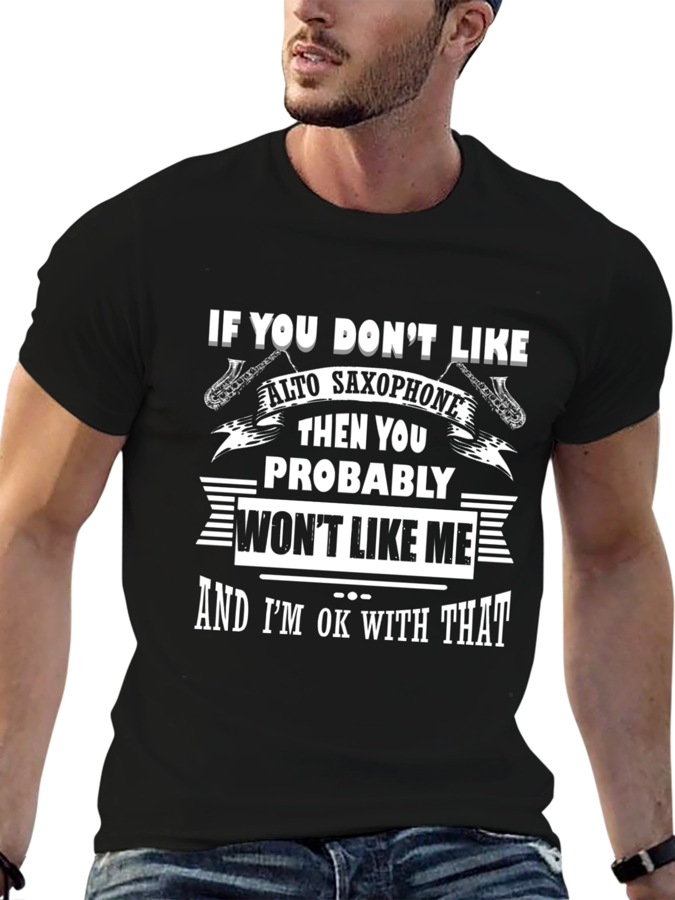 Alto Saxophone T-Shirt - Funny Musician Tee