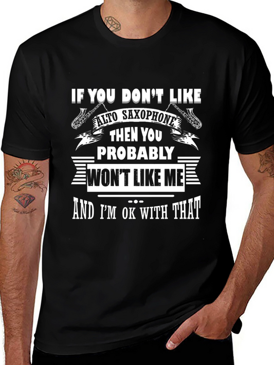 Alto Saxophone T-Shirt - Funny Musician Tee