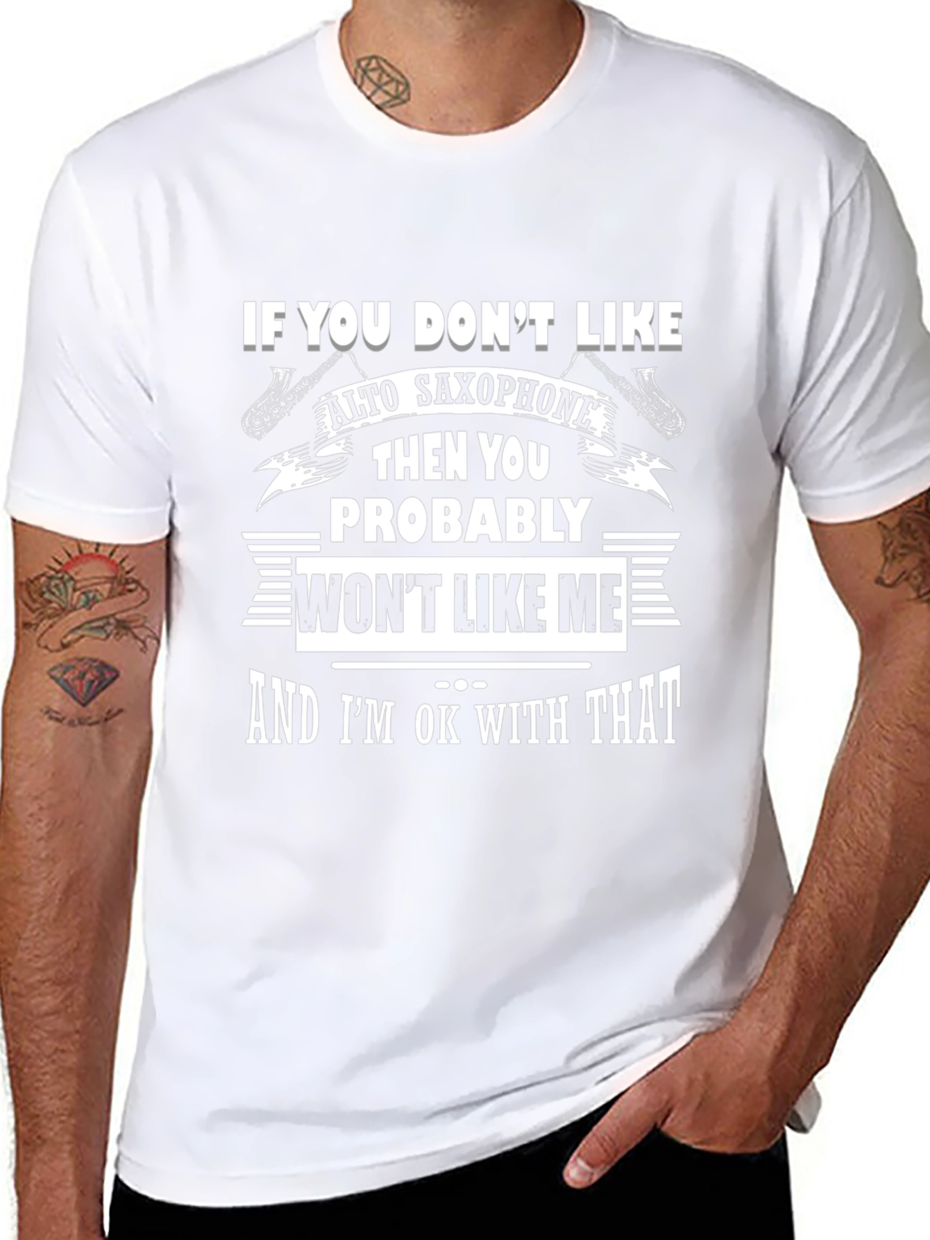 Alto Saxophone T-Shirt - Funny Musician Tee