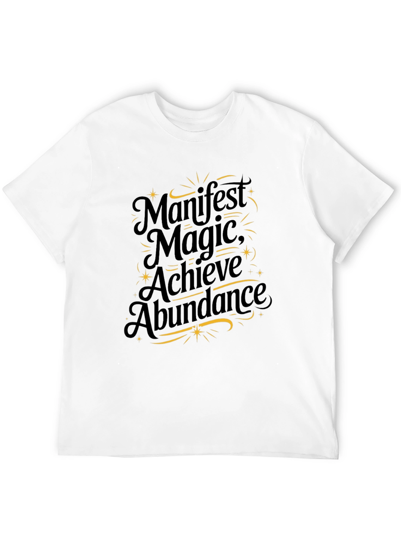Manifest Magic Graphic Tee - Unisex Black T-Shirt