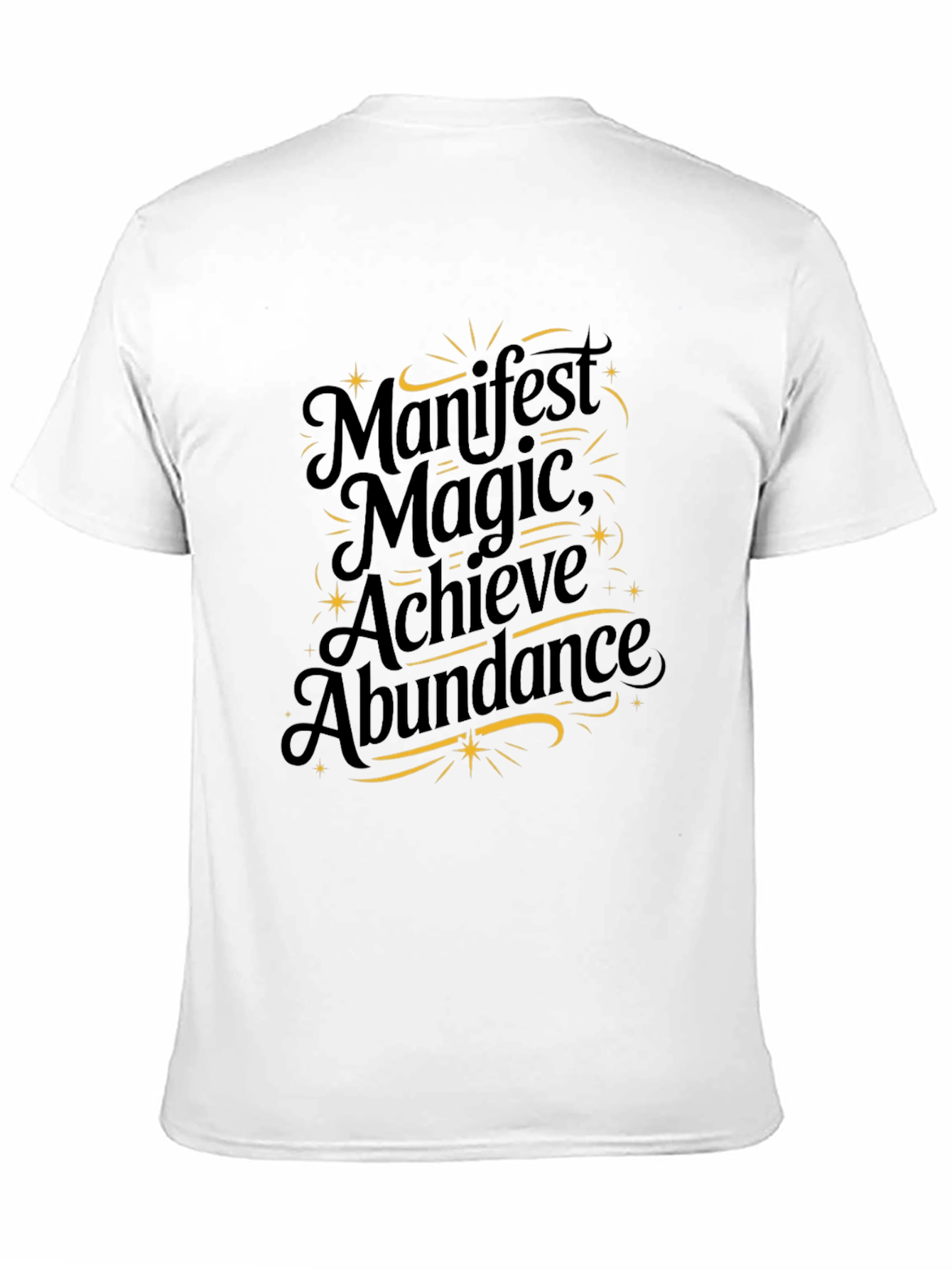 Manifest Magic Graphic Tee - Unisex Black T-Shirt