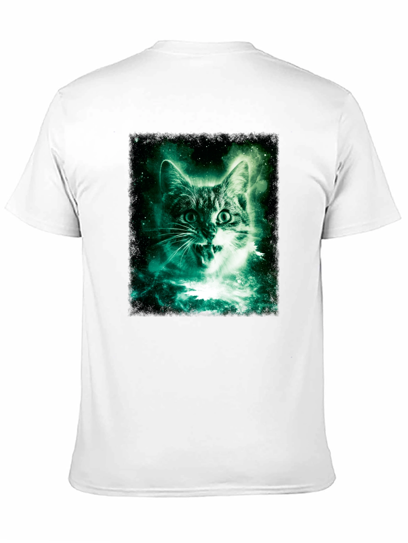 Cosmic Cat Black T-Shirt