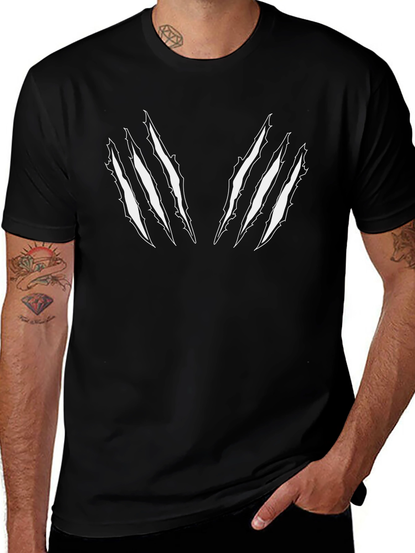 Claw Graphic Black T-Shirt