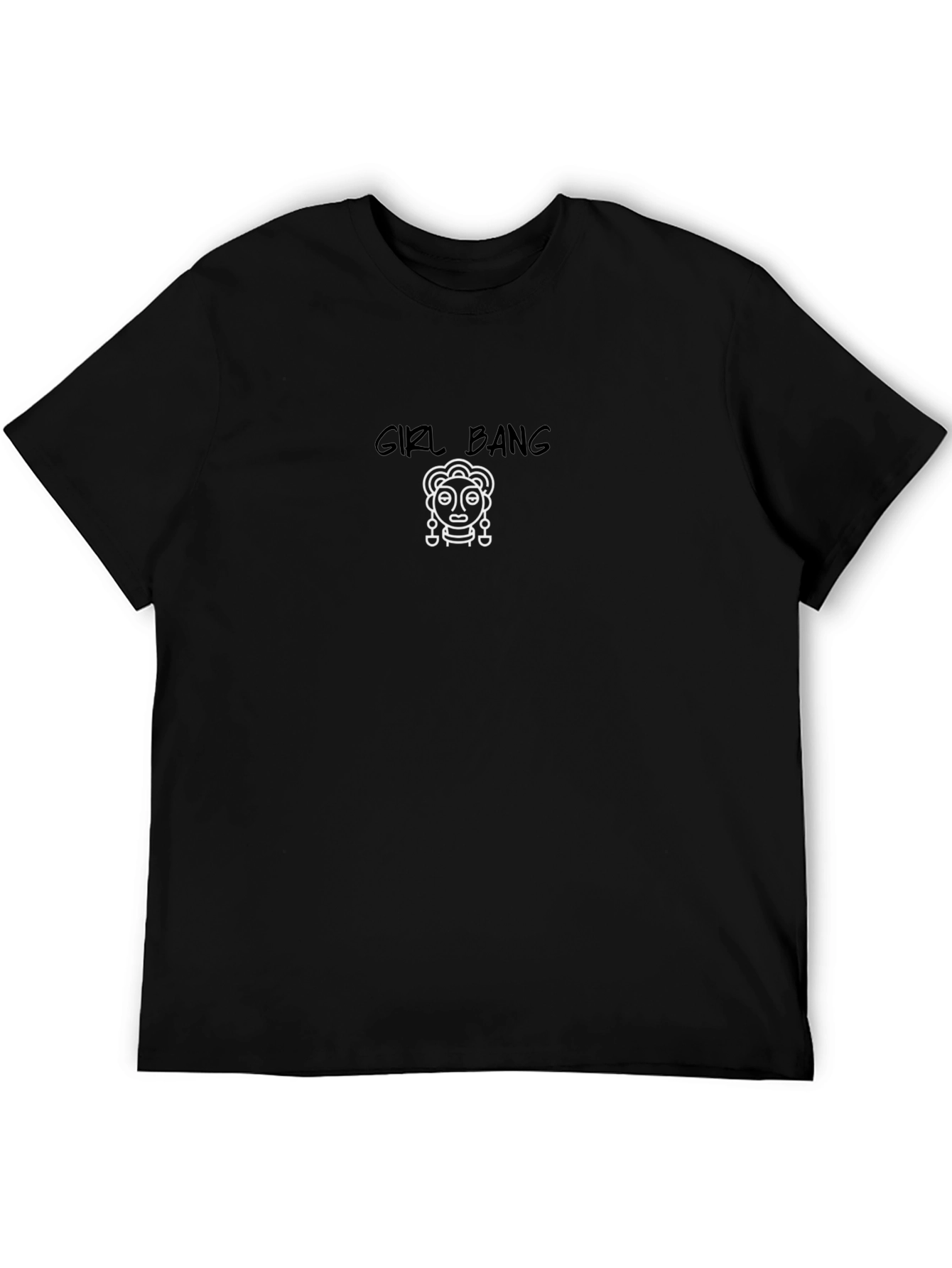 Girl Bang Graphic Black Tee - Stylish & Comfy