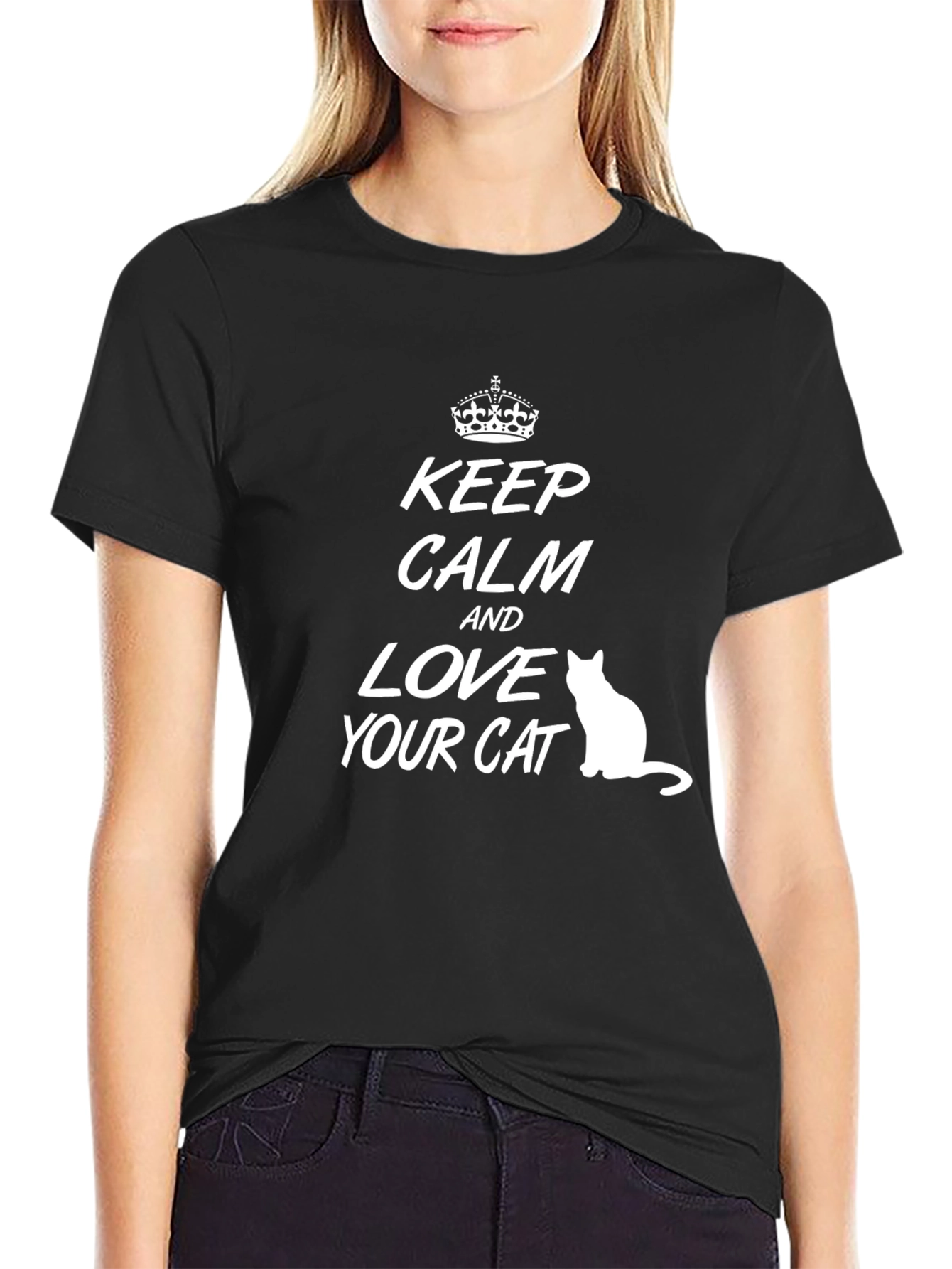 Keep Calm and Love Your Cat T-Shirt
