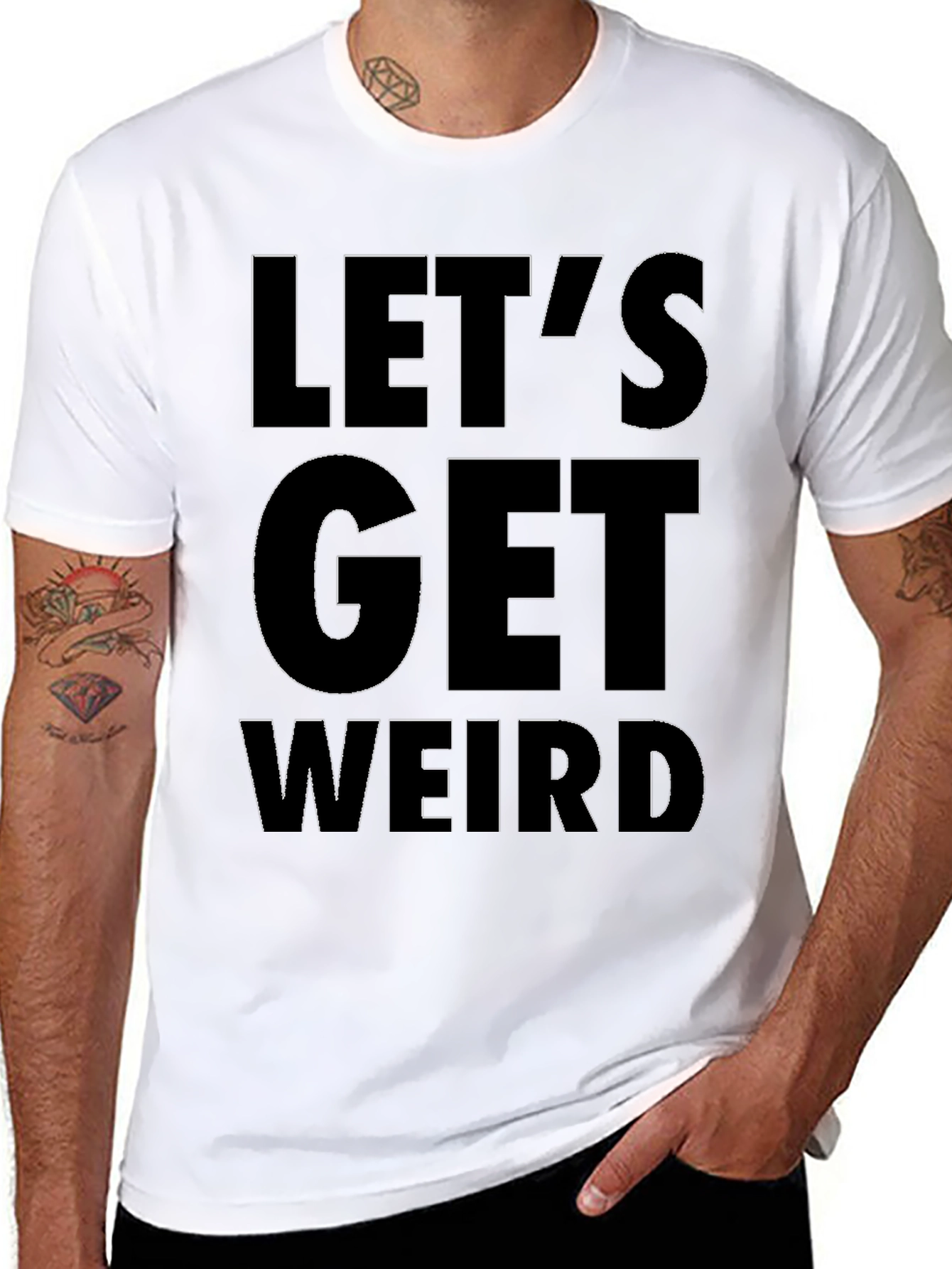Lets Get Weird T-Shirt - Bold Graphic Tee