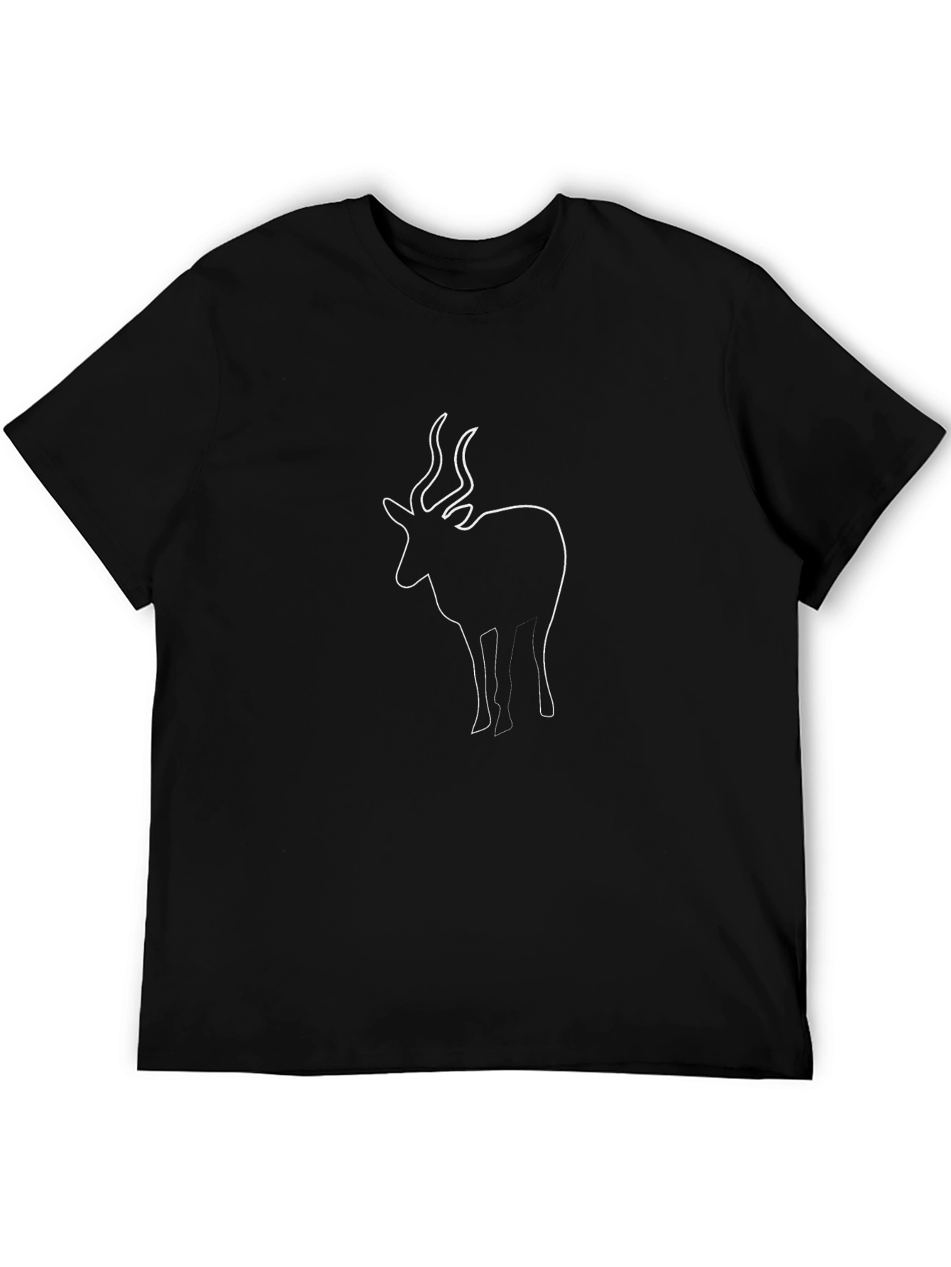 Minimalist Antelope Outline Tee