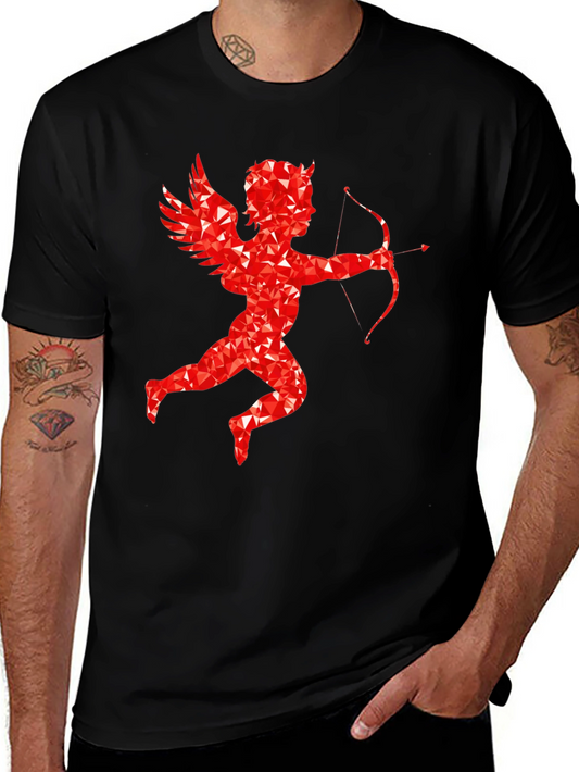 Geometric Cupid Graphic T-Shirt