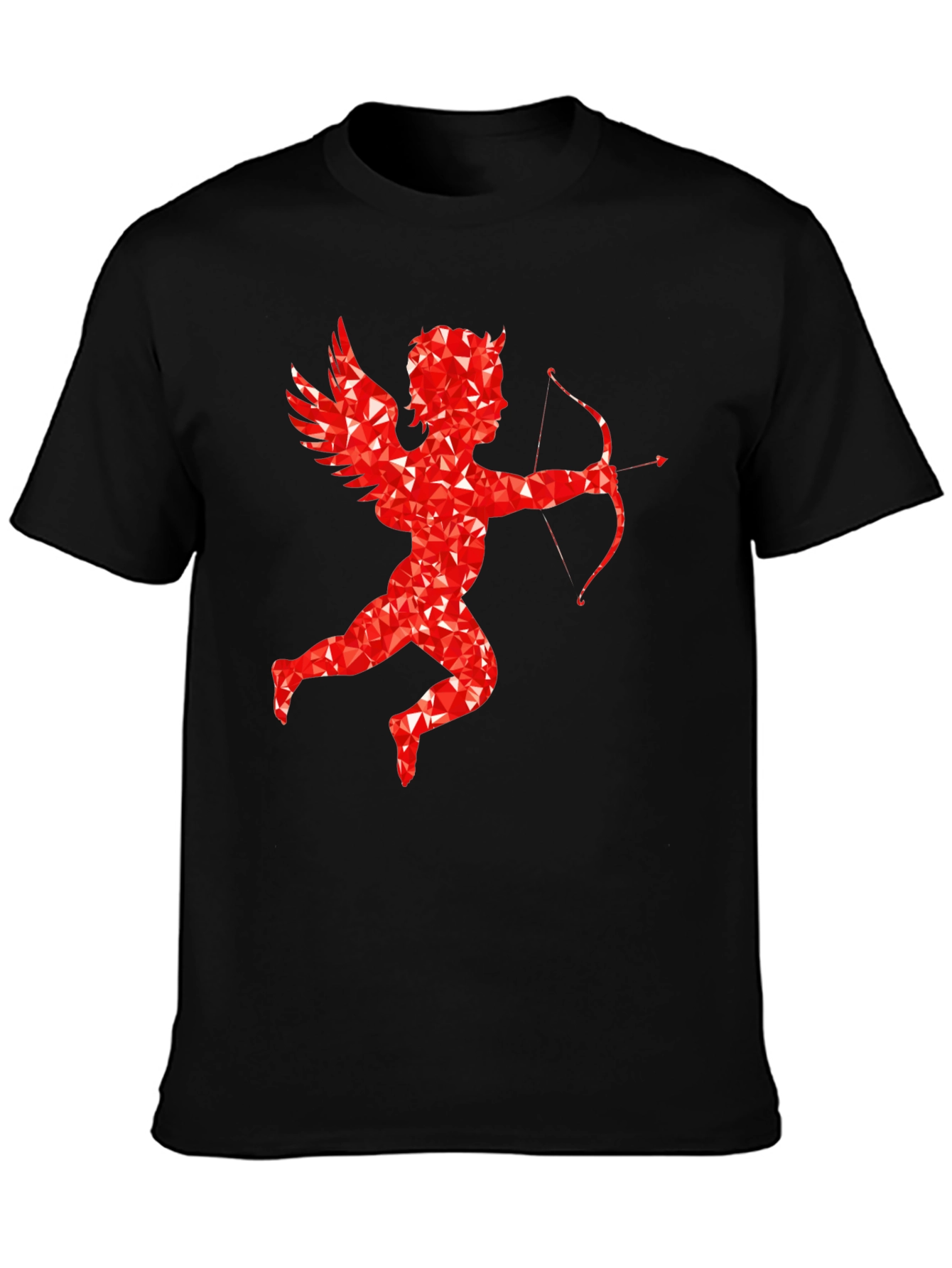 Geometric Cupid Graphic T-Shirt